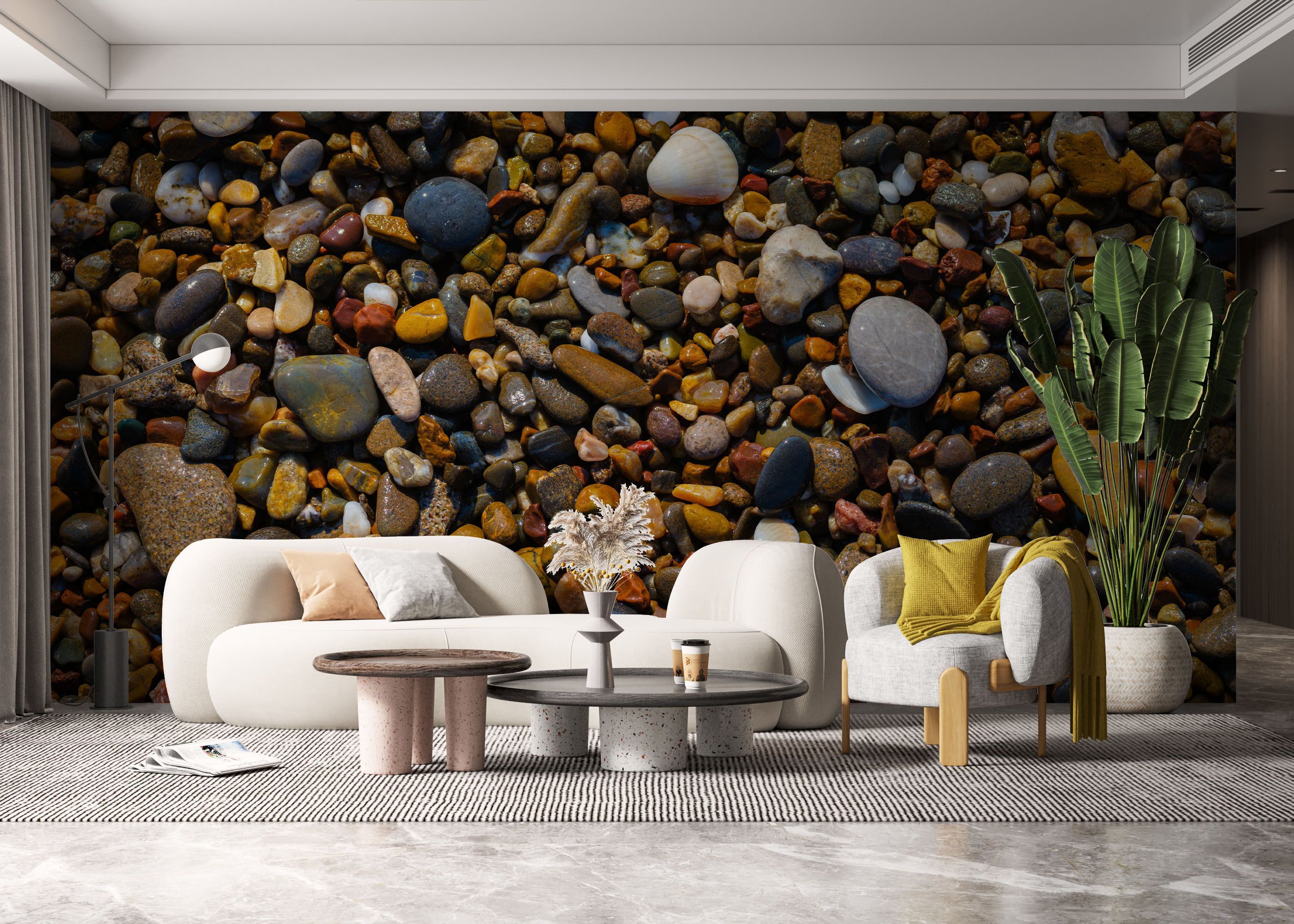 Colored Pebbles Beach mockup 6