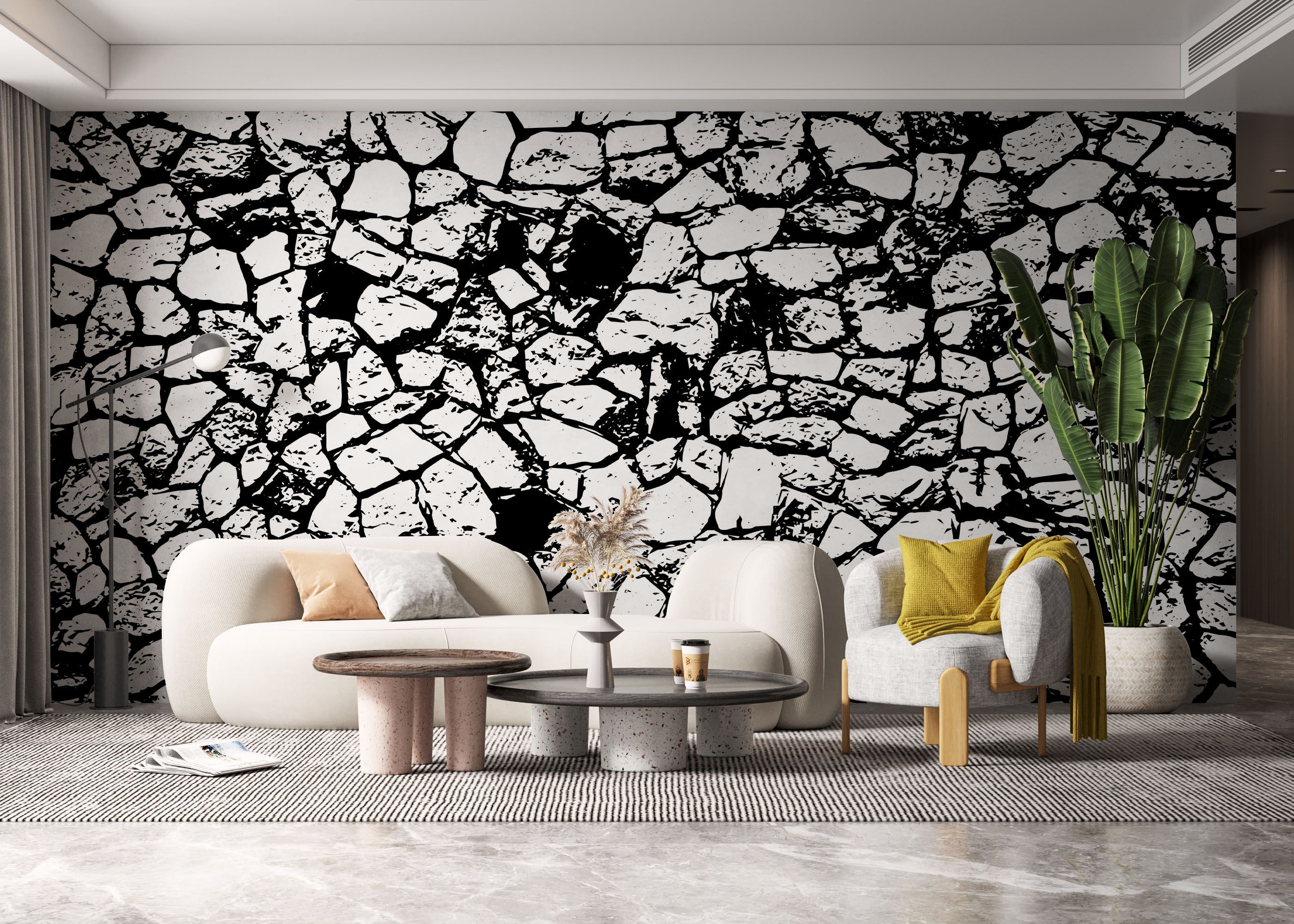 Cracked Wall mockup 6
