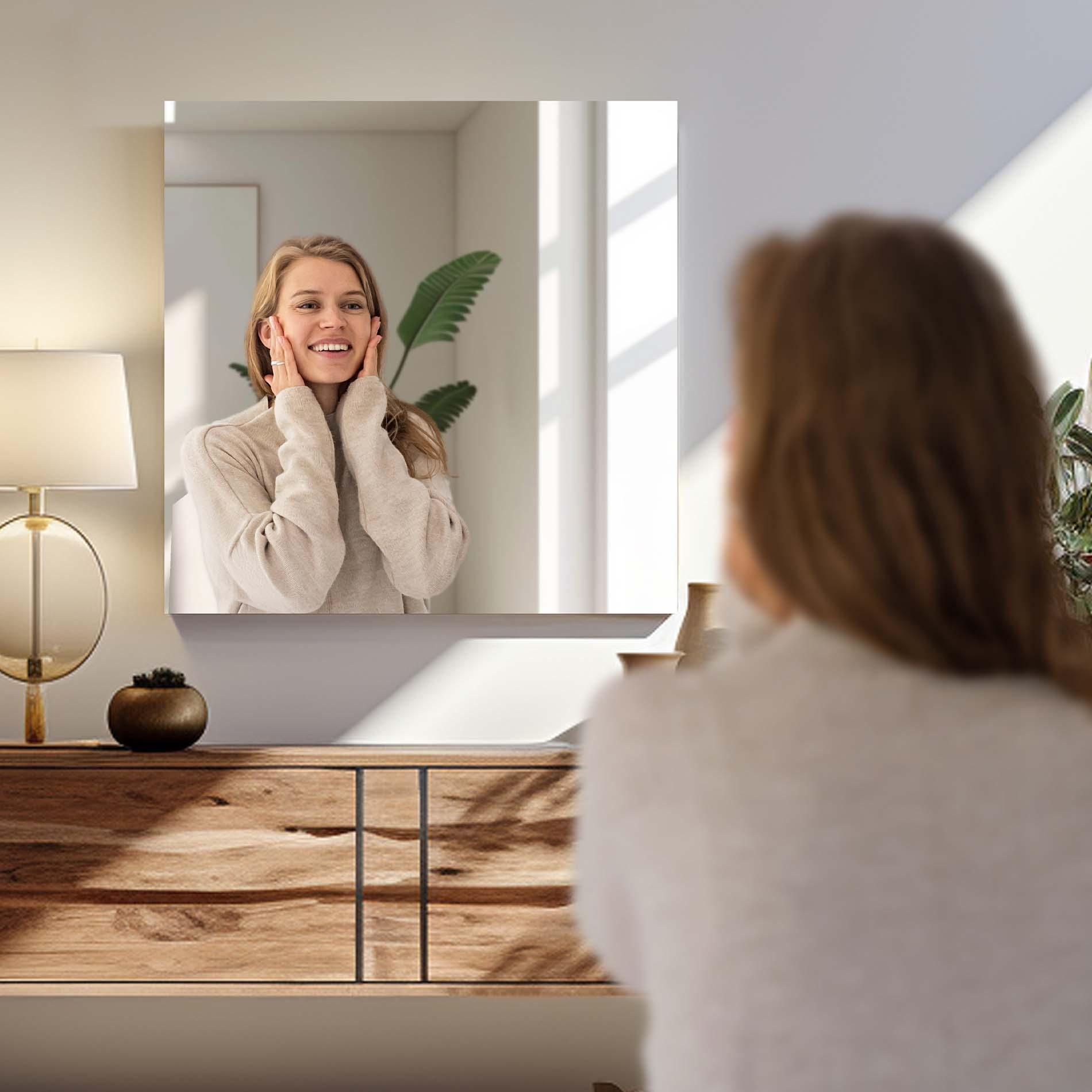 Négyzet Tükör mockup 4