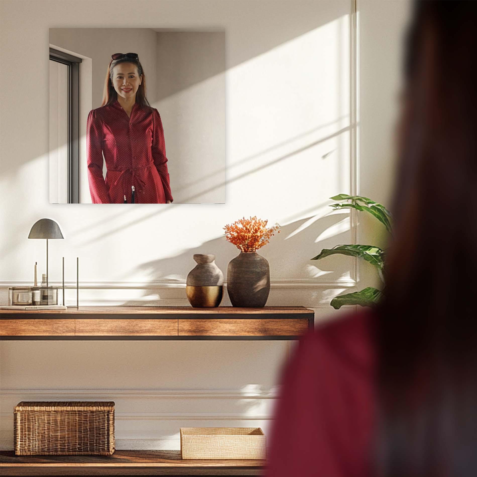 Négyzet Tükör mockup 6