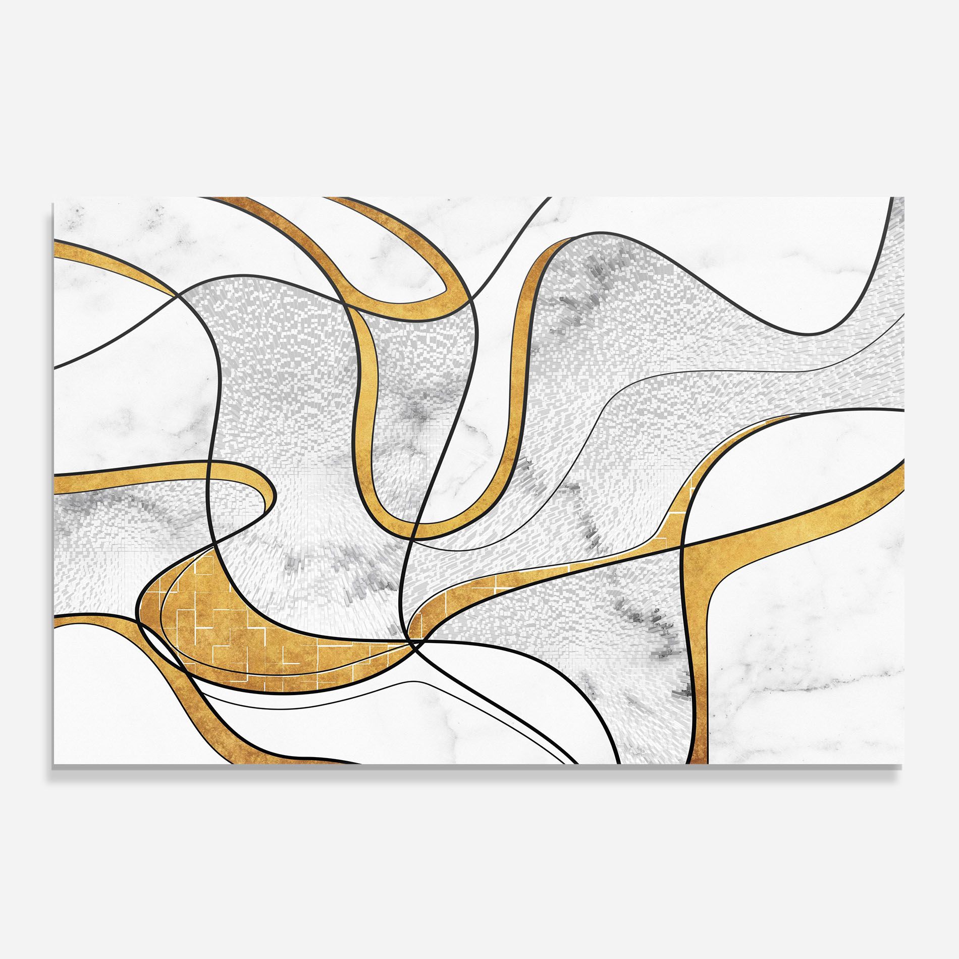 Abstract Gold Lines mockup 0