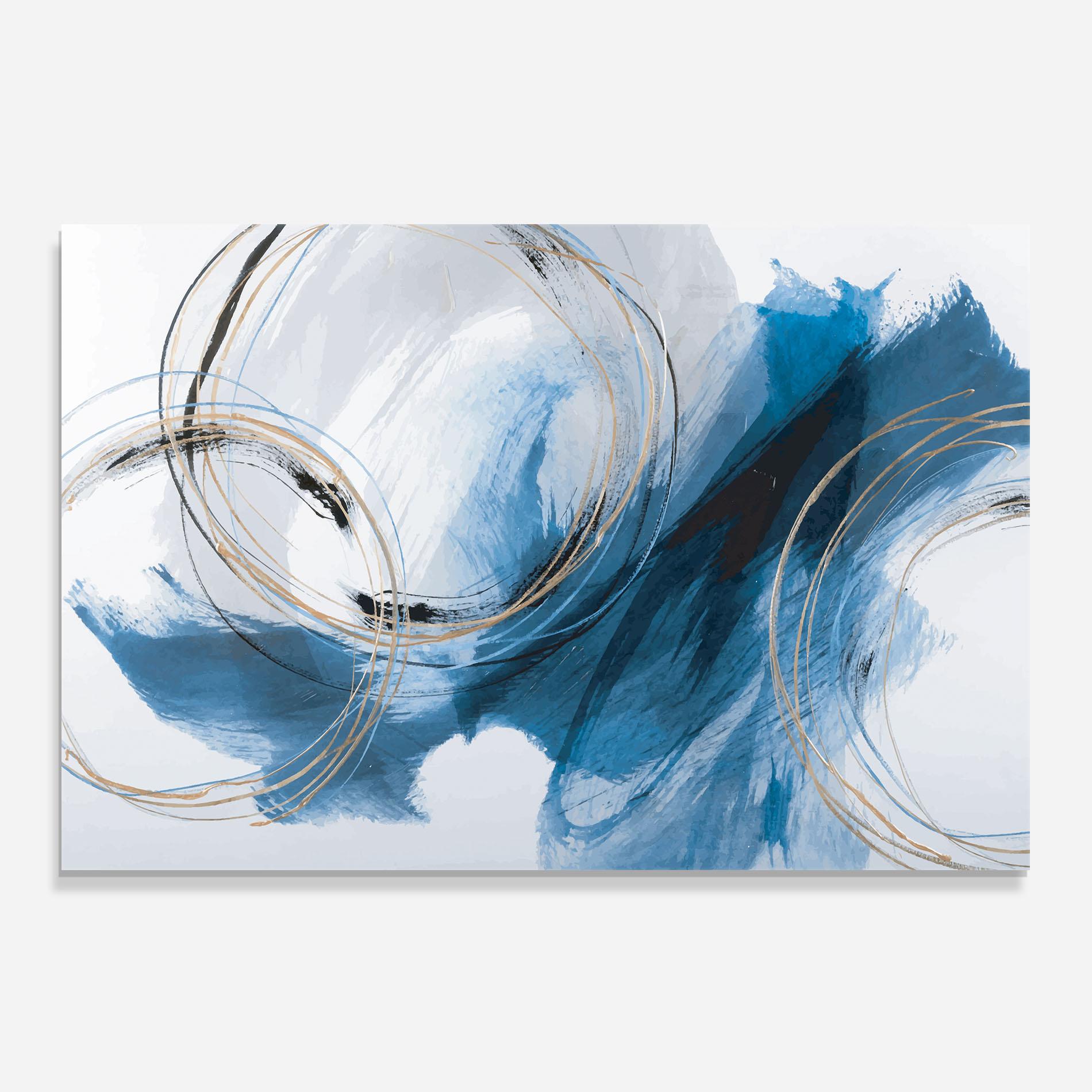 Konyhai üveg hátfal Beautiful Abstract Painting mockup 0