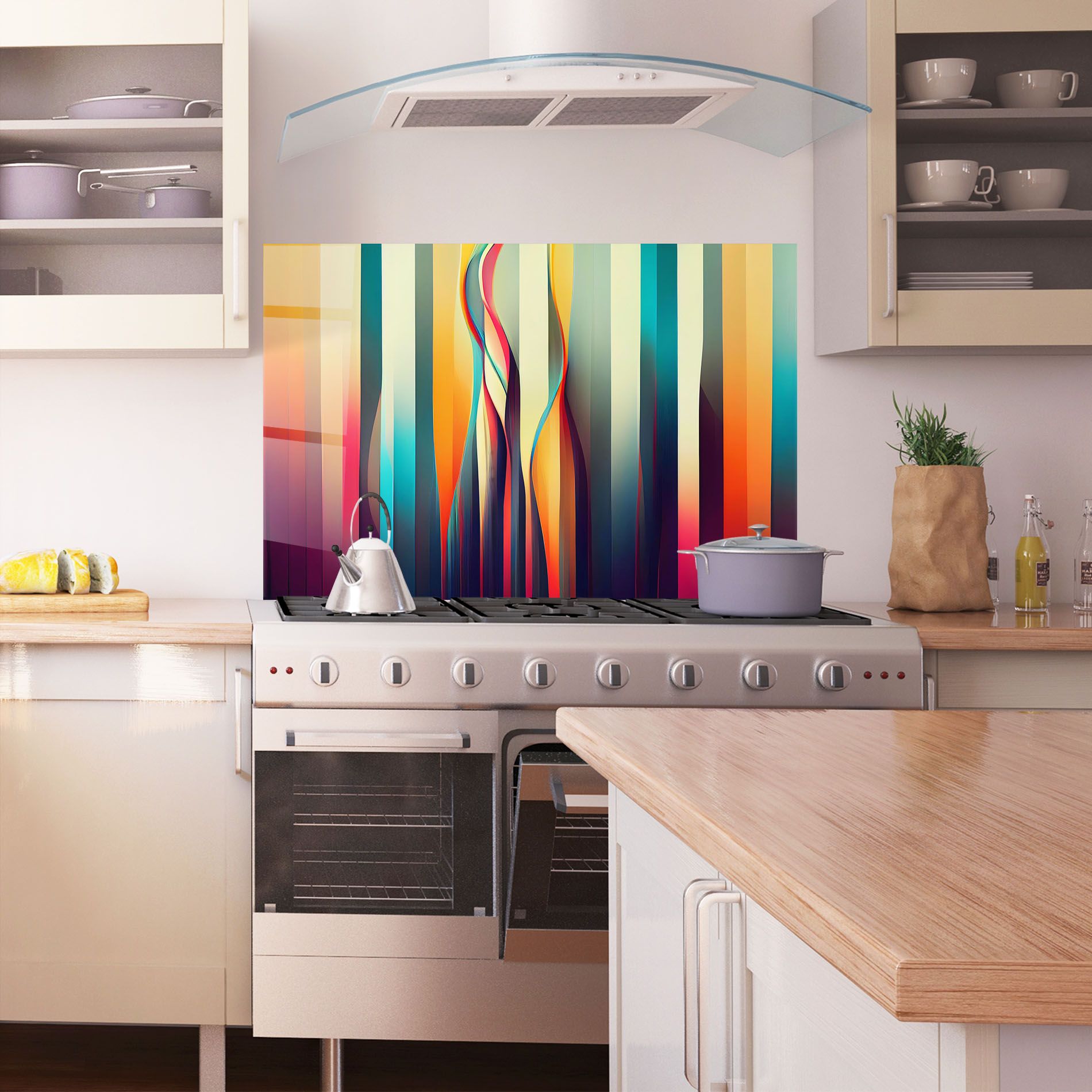 Colorful Geometric Background mockup 1