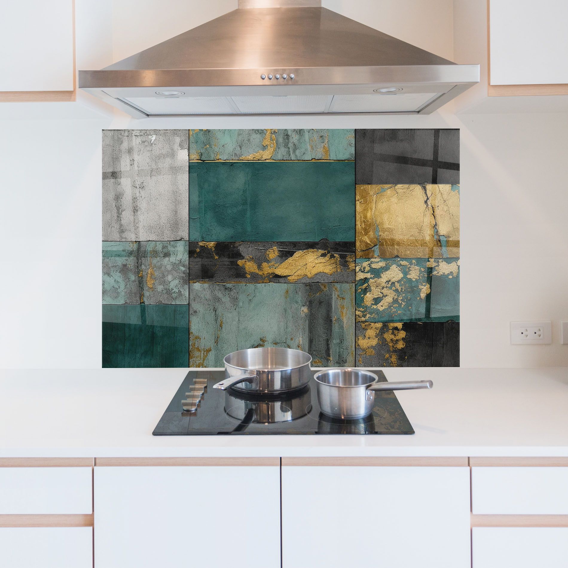 Golden Green Painting mockup 5