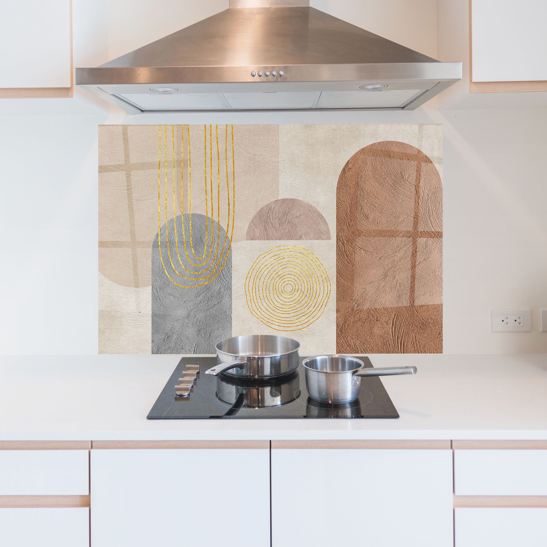 Gray Orange Painting mockup 5