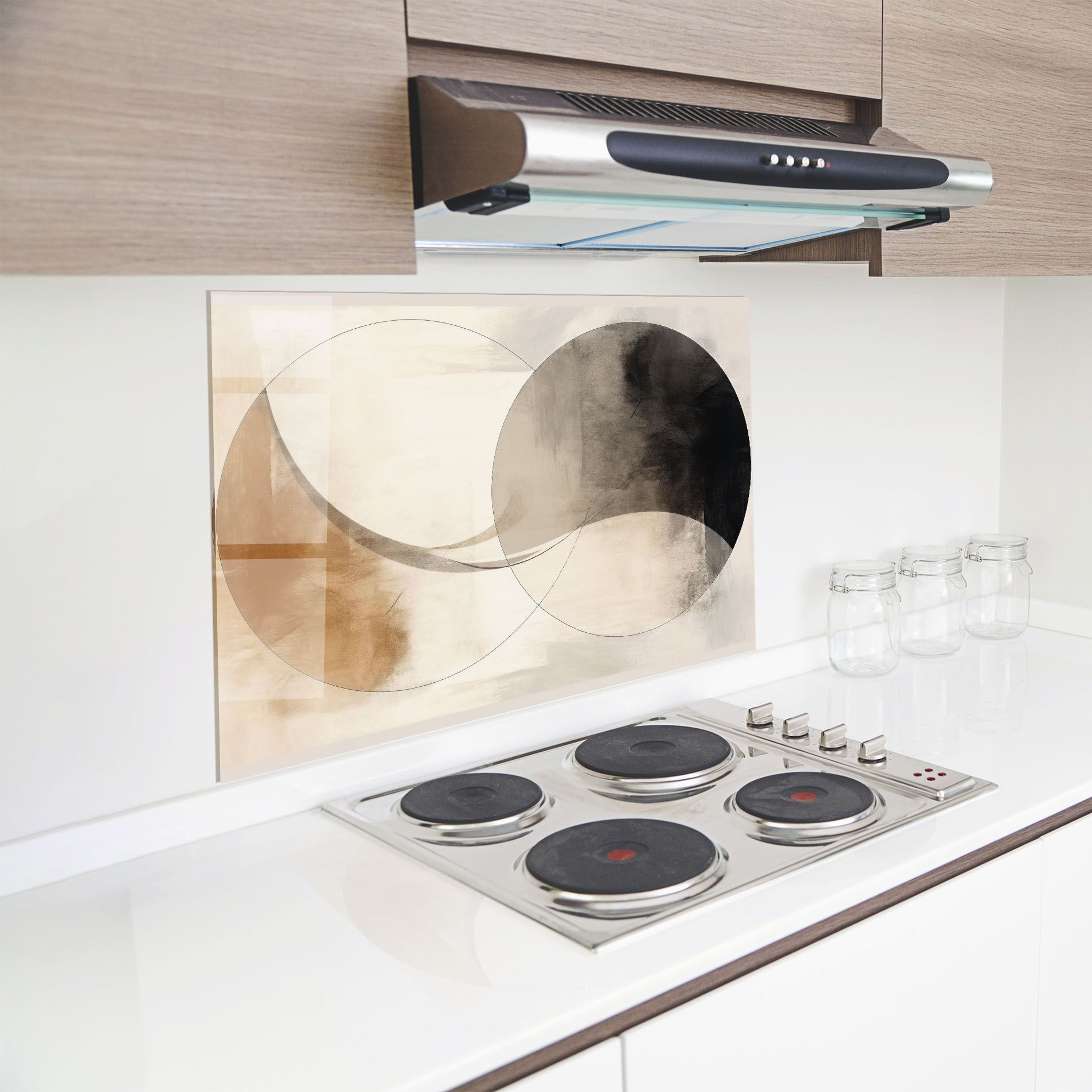 Abstract Circle Painting mockup 8