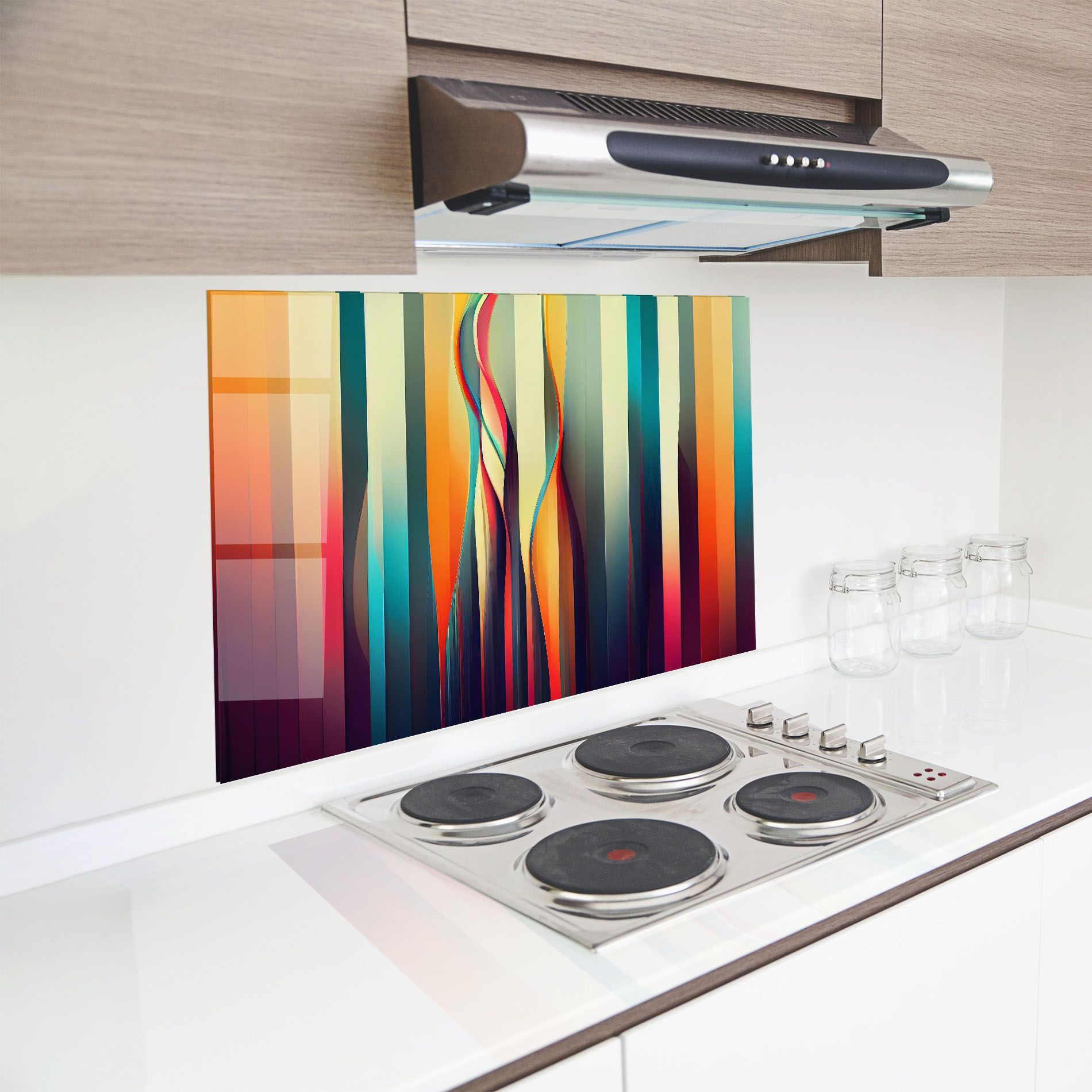 Colorful Geometric Background mockup 8