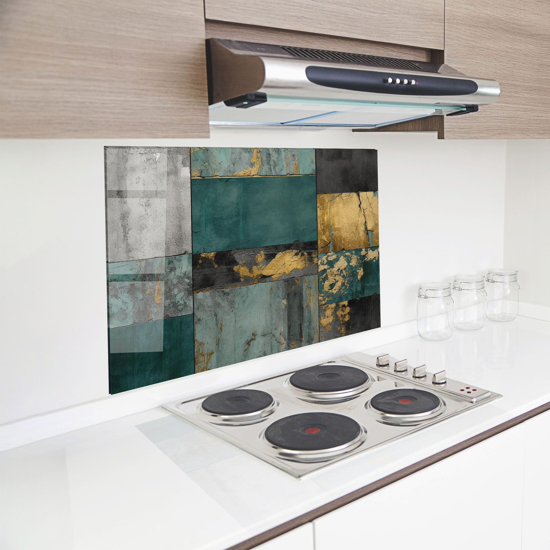 Golden Green Painting mockup 8