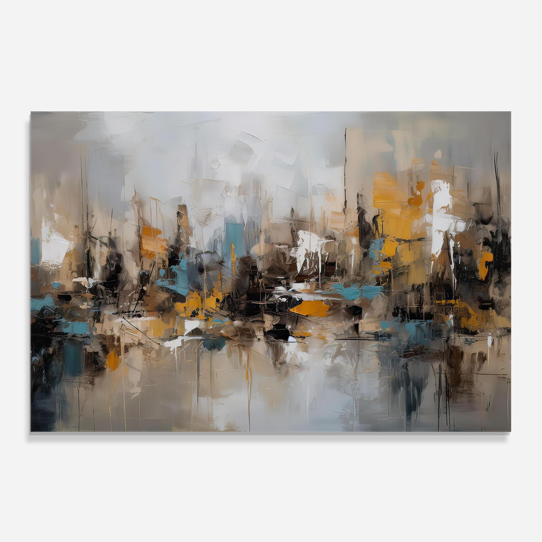 Konyhai üveg hátfal Abstract Los Angeles mockup 0