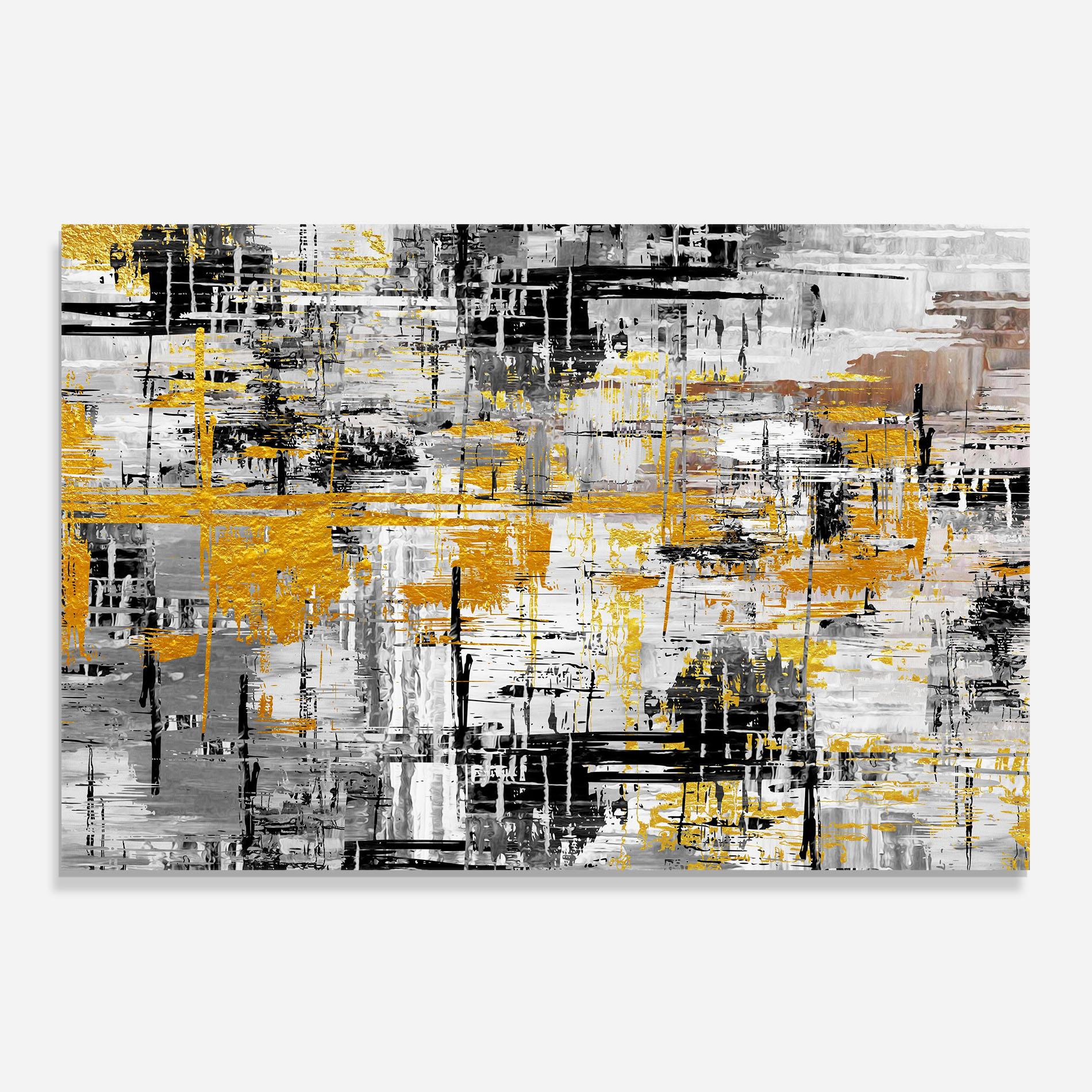 Konyhai üveg hátfal Abstract Mix Color mockup 0