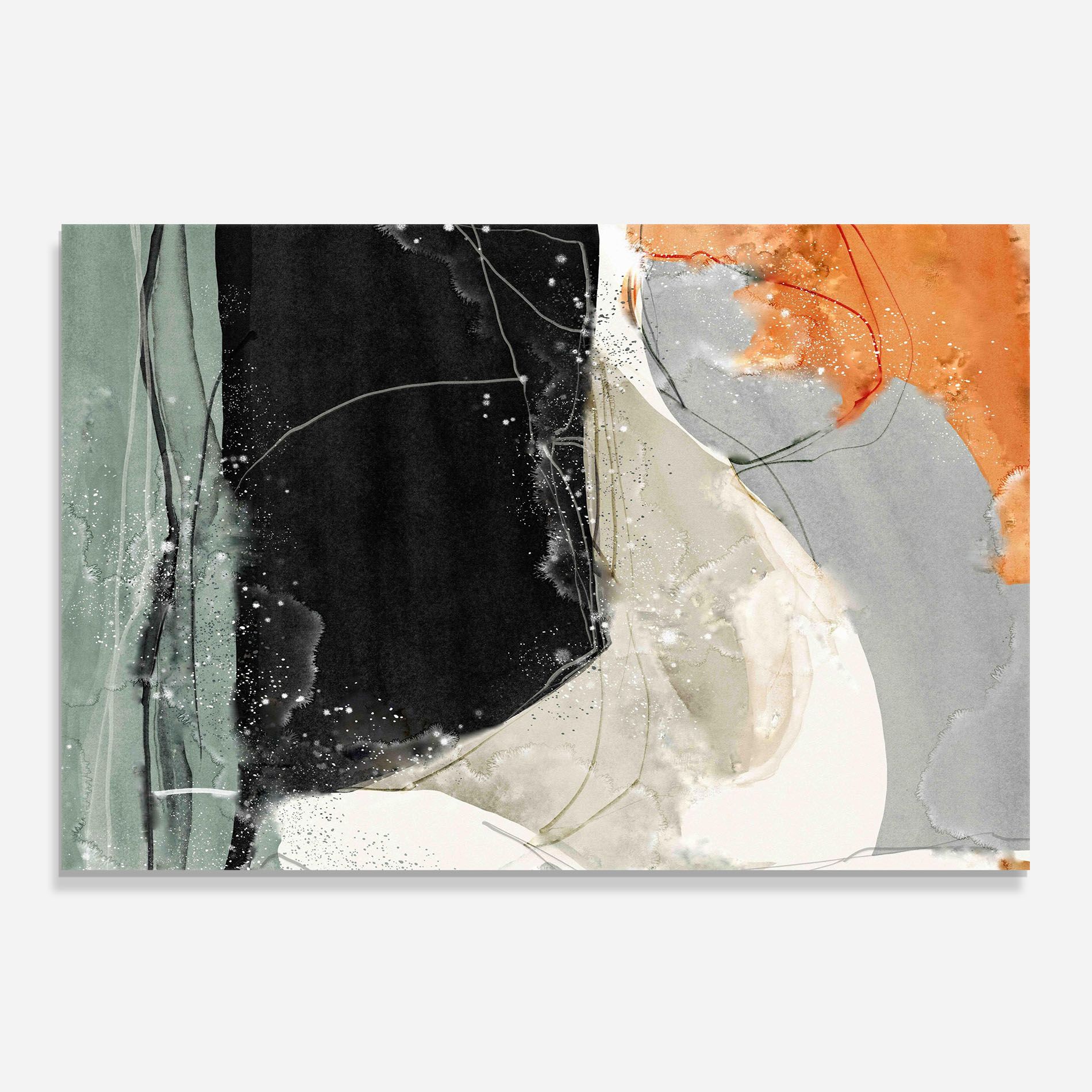 Beautiful White Drops mockup 0