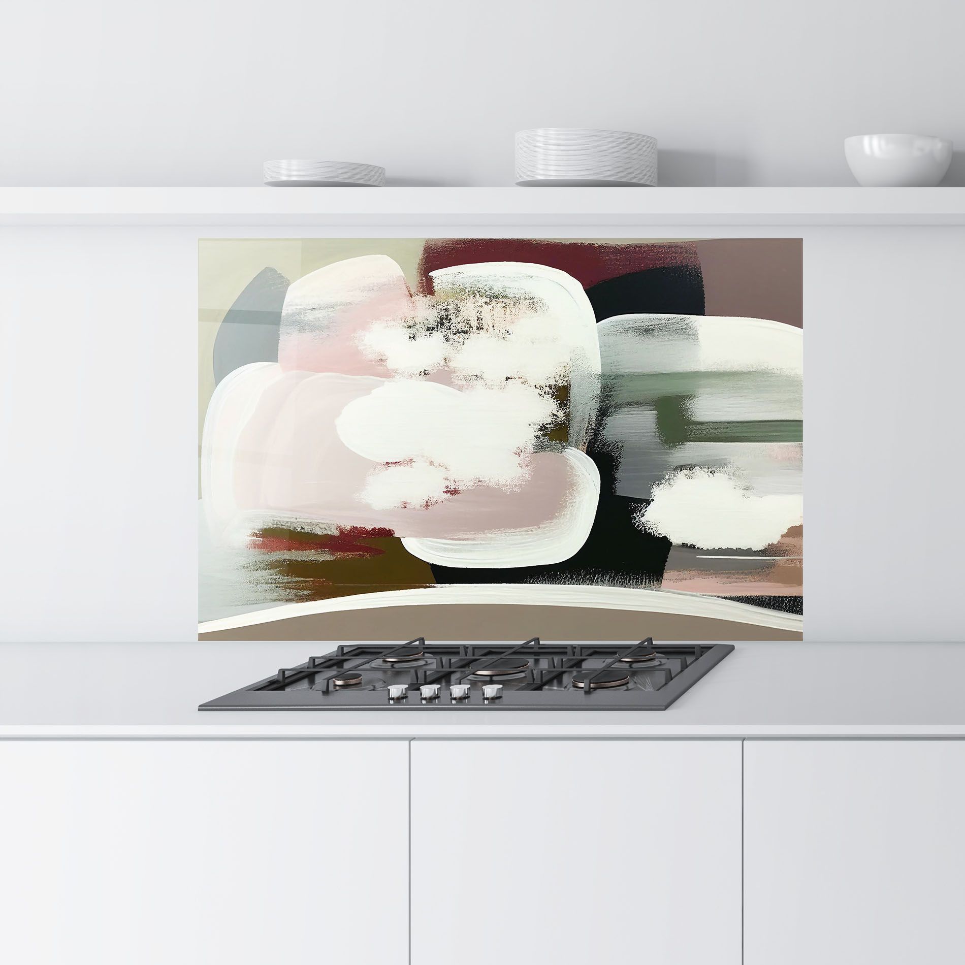 Abstract White Clouds mockup 9