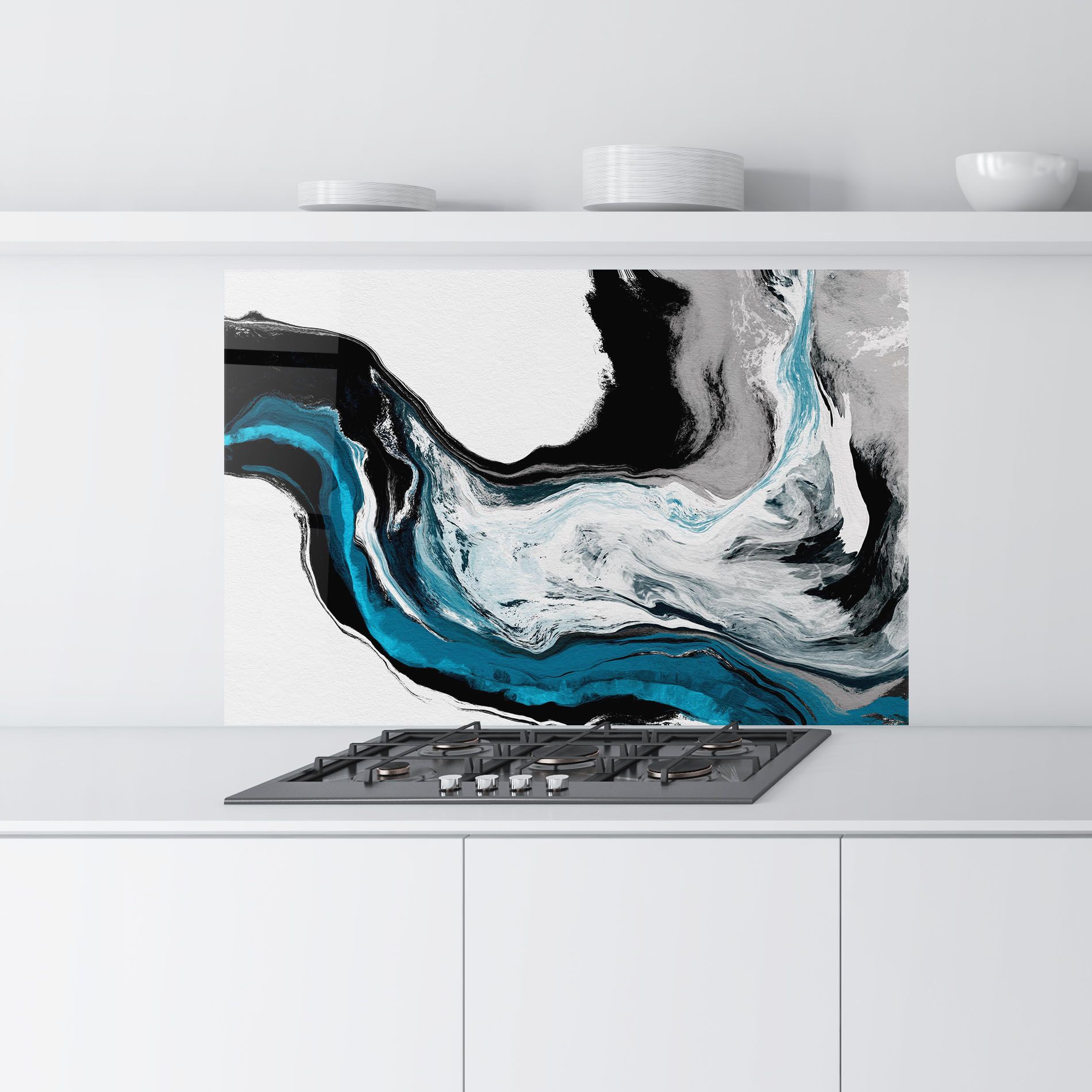 Beautiful Abstract Wave mockup 9