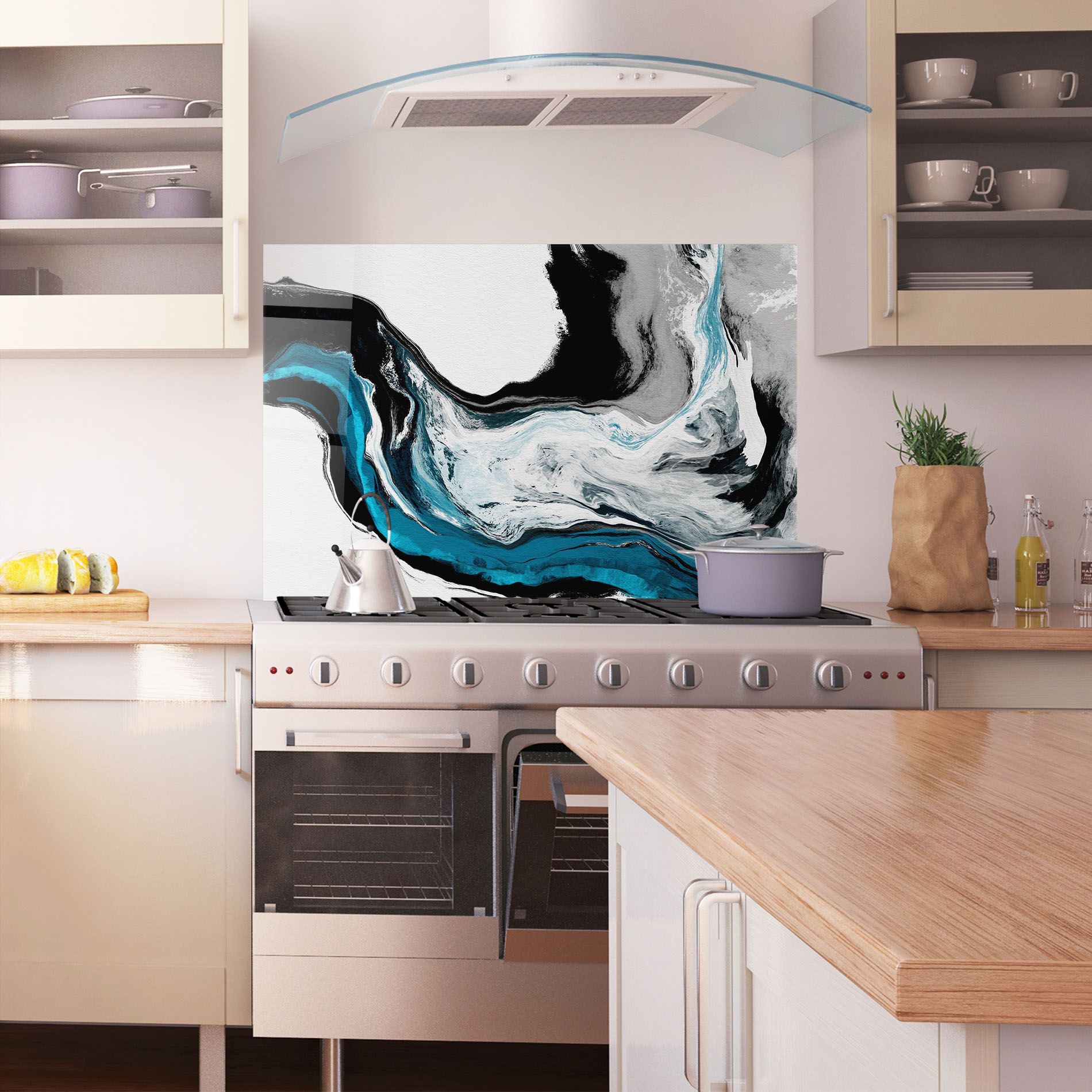 Beautiful Abstract Wave mockup 1