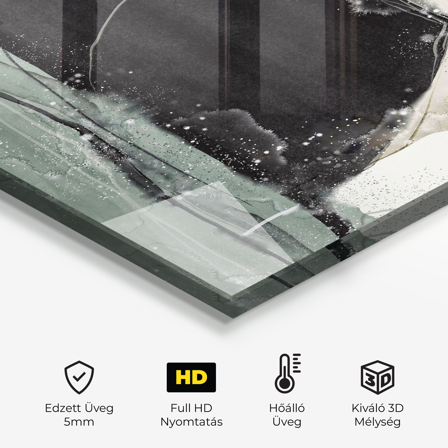 Beautiful White Drops mockup 2