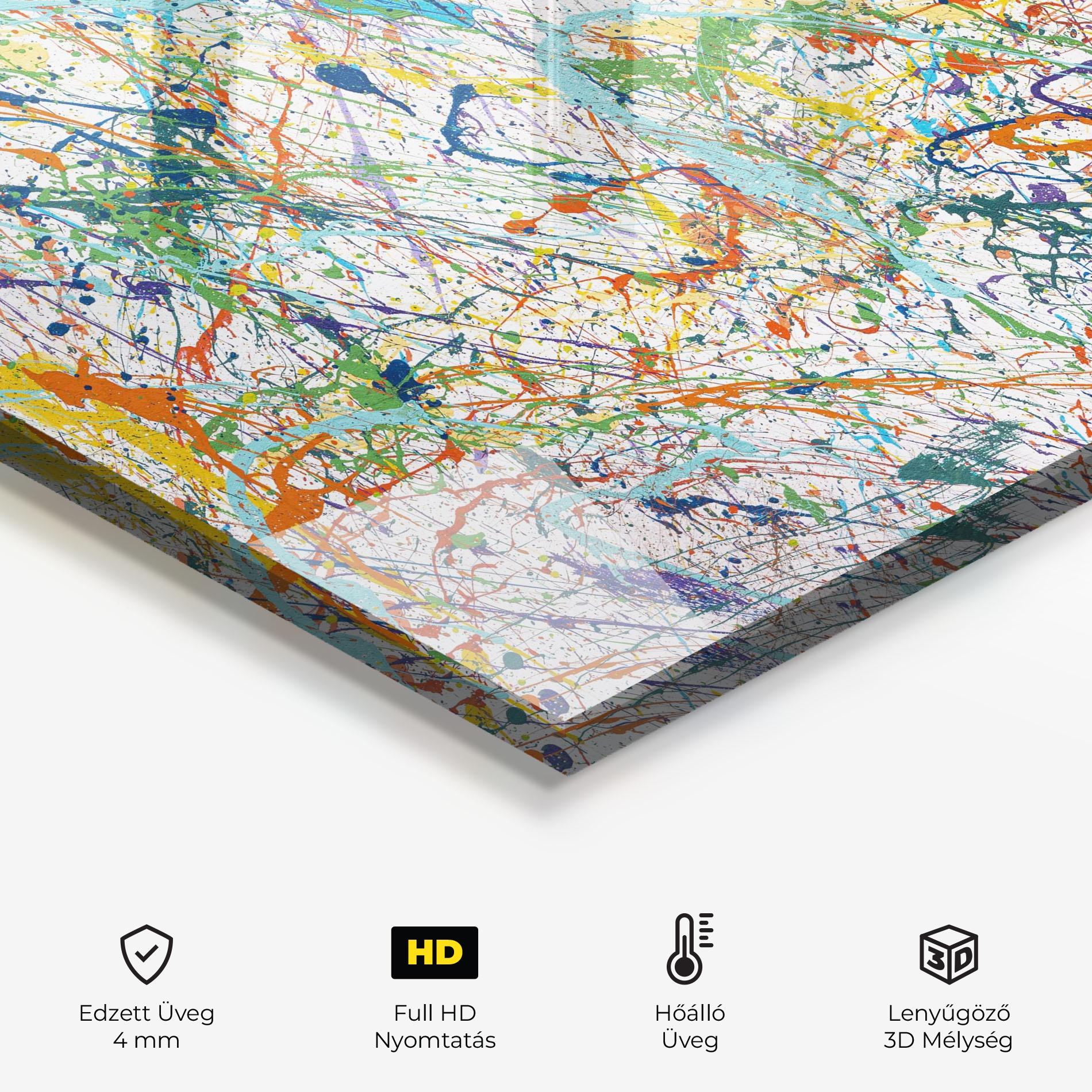 Konyhai üveg hátfal Art Explosion mockup 2