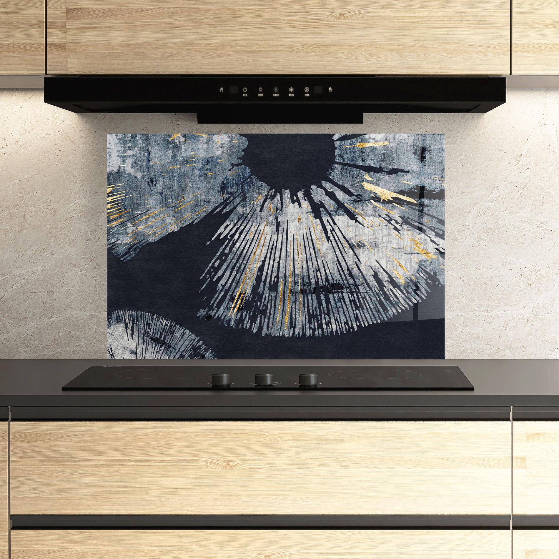 Konyhai üveg hátfal Abstract Eye mockup 3