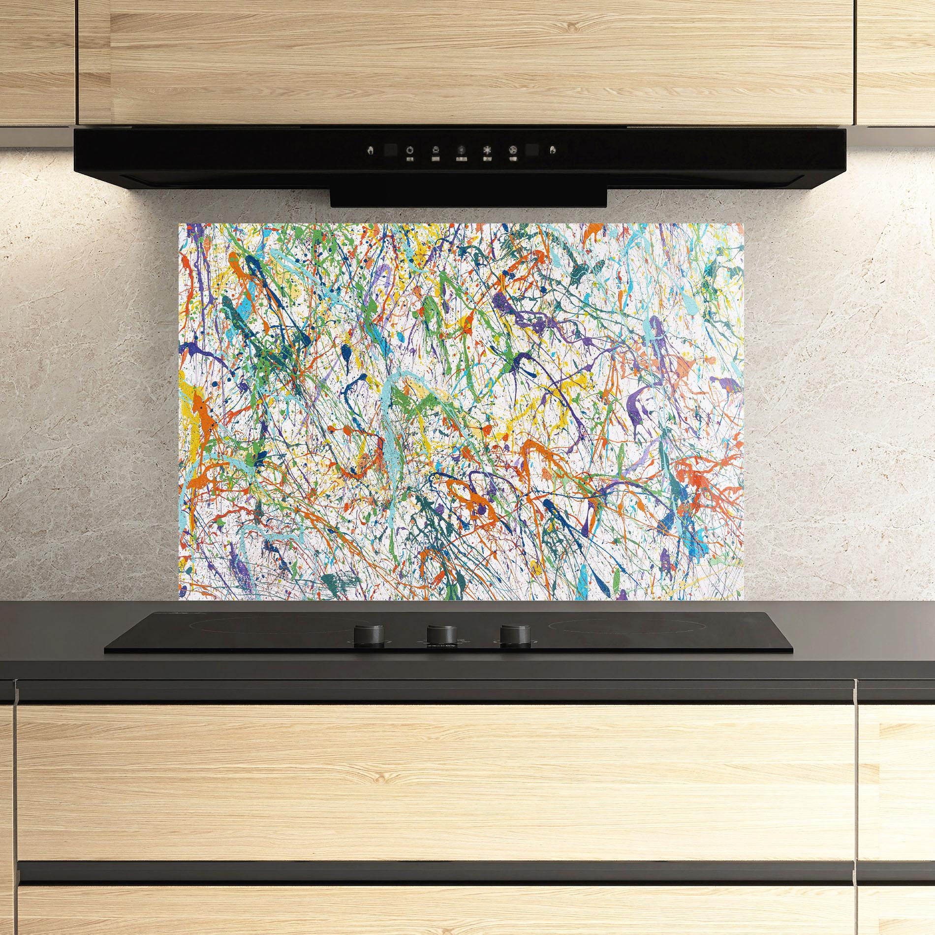 Konyhai üveg hátfal Art Explosion mockup 3