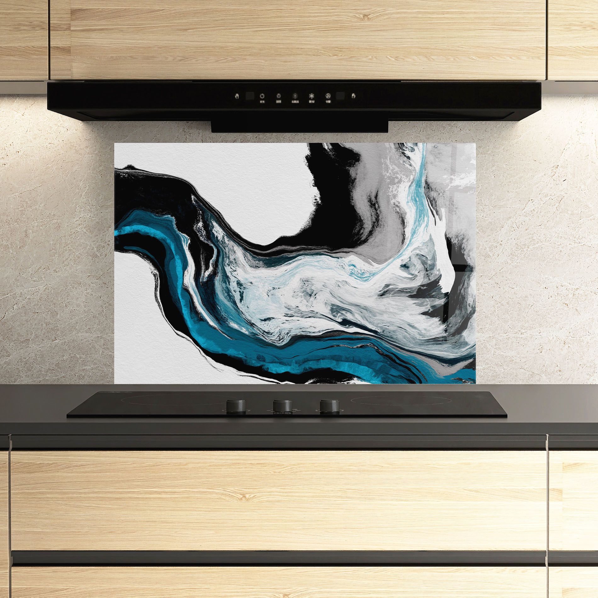 Beautiful Abstract Wave mockup 3