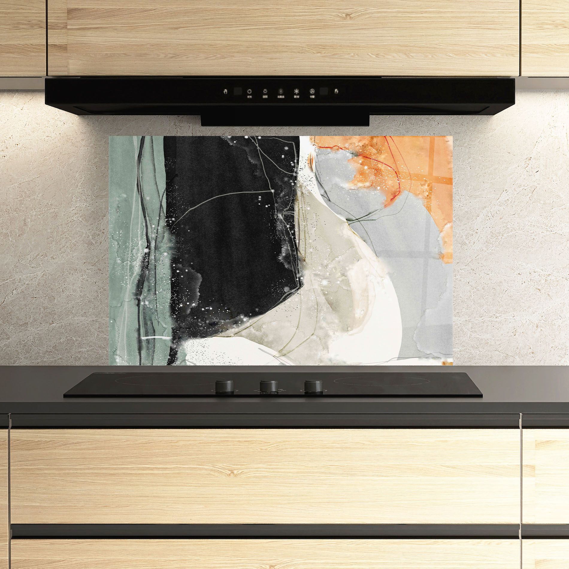 Beautiful White Drops mockup 3