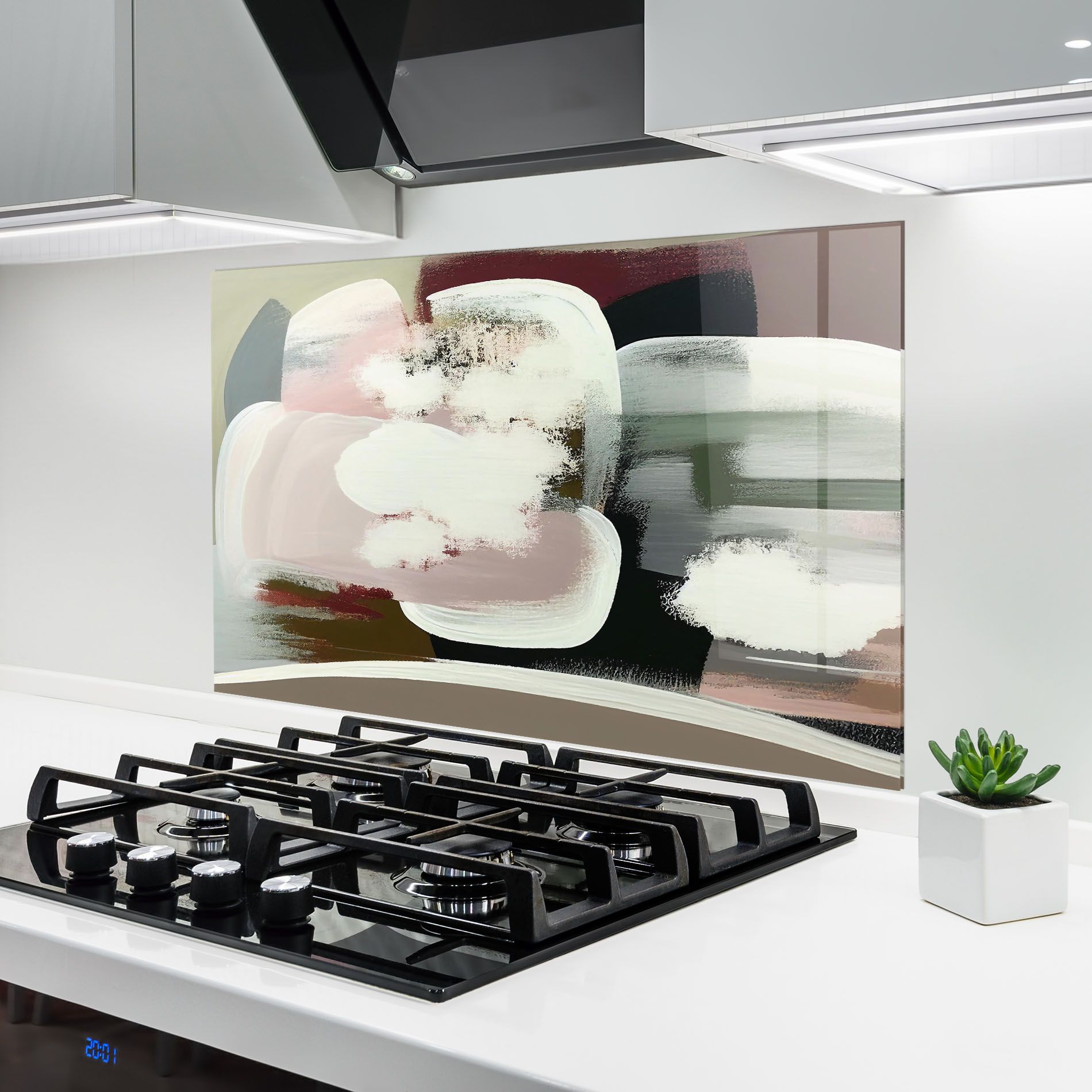 Abstract White Clouds mockup 6