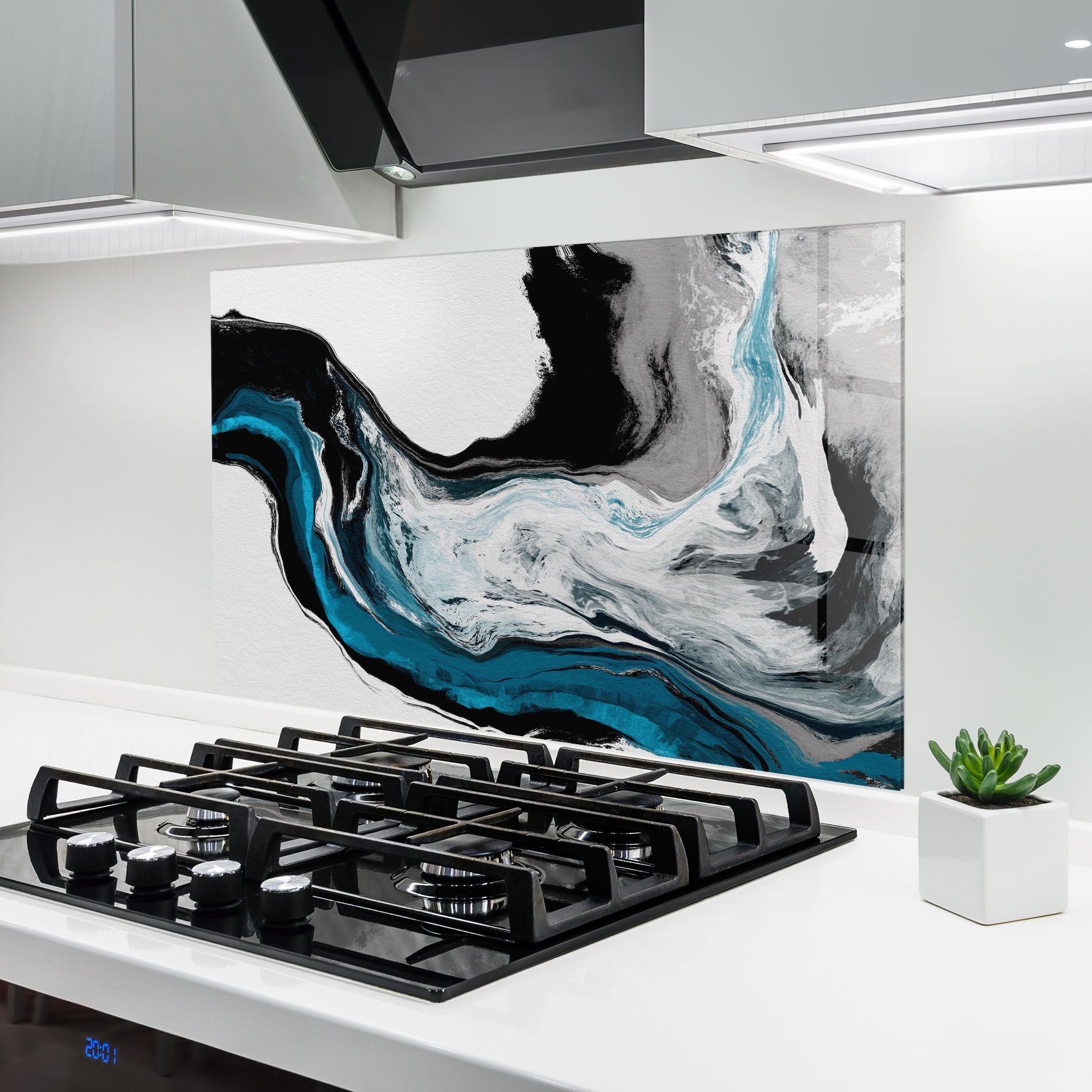 Beautiful Abstract Wave mockup 6