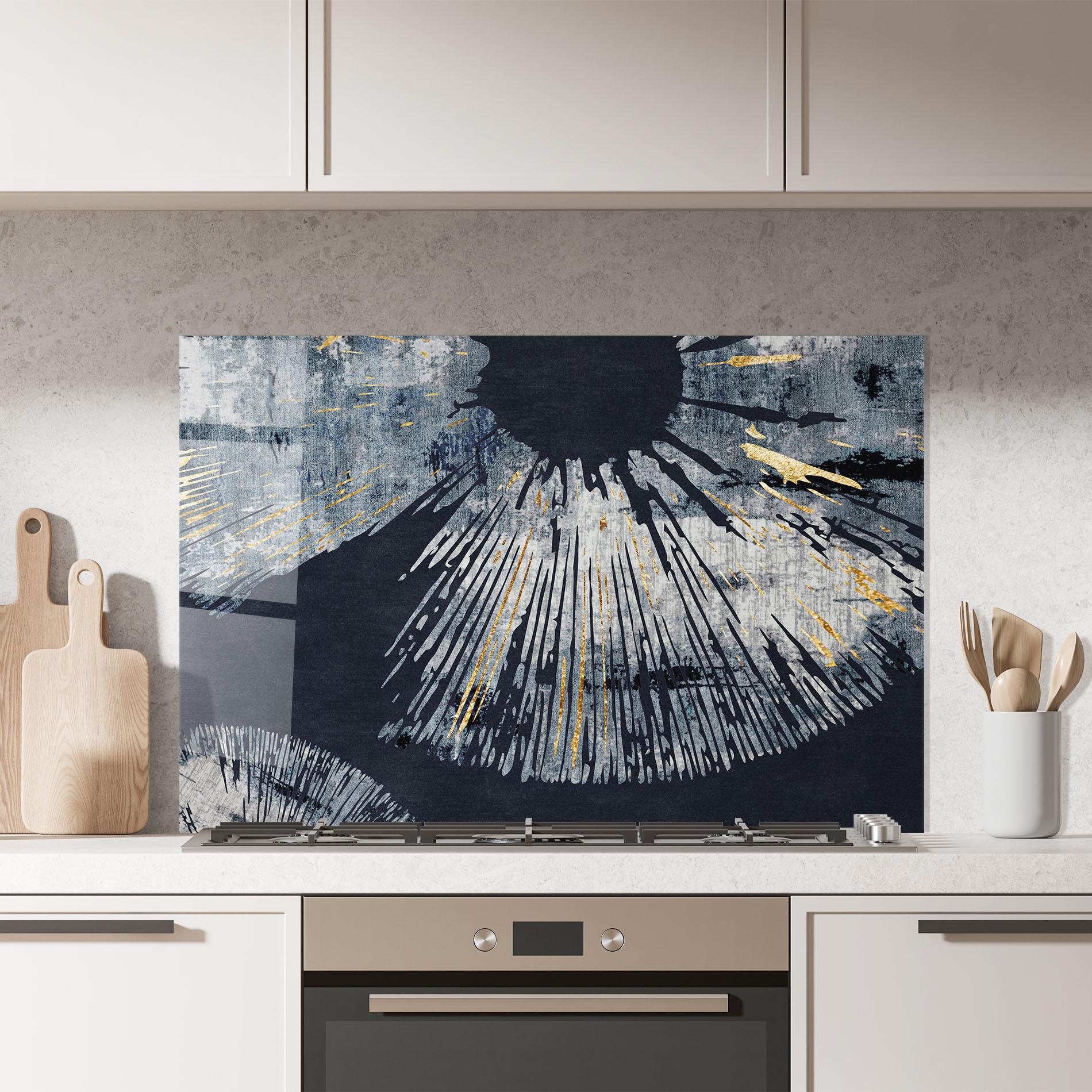 Konyhai üveg hátfal Abstract Eye mockup 7