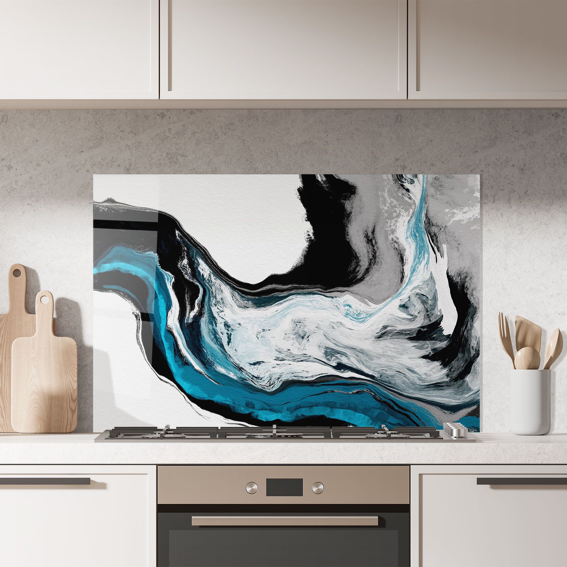 Beautiful Abstract Wave mockup 7