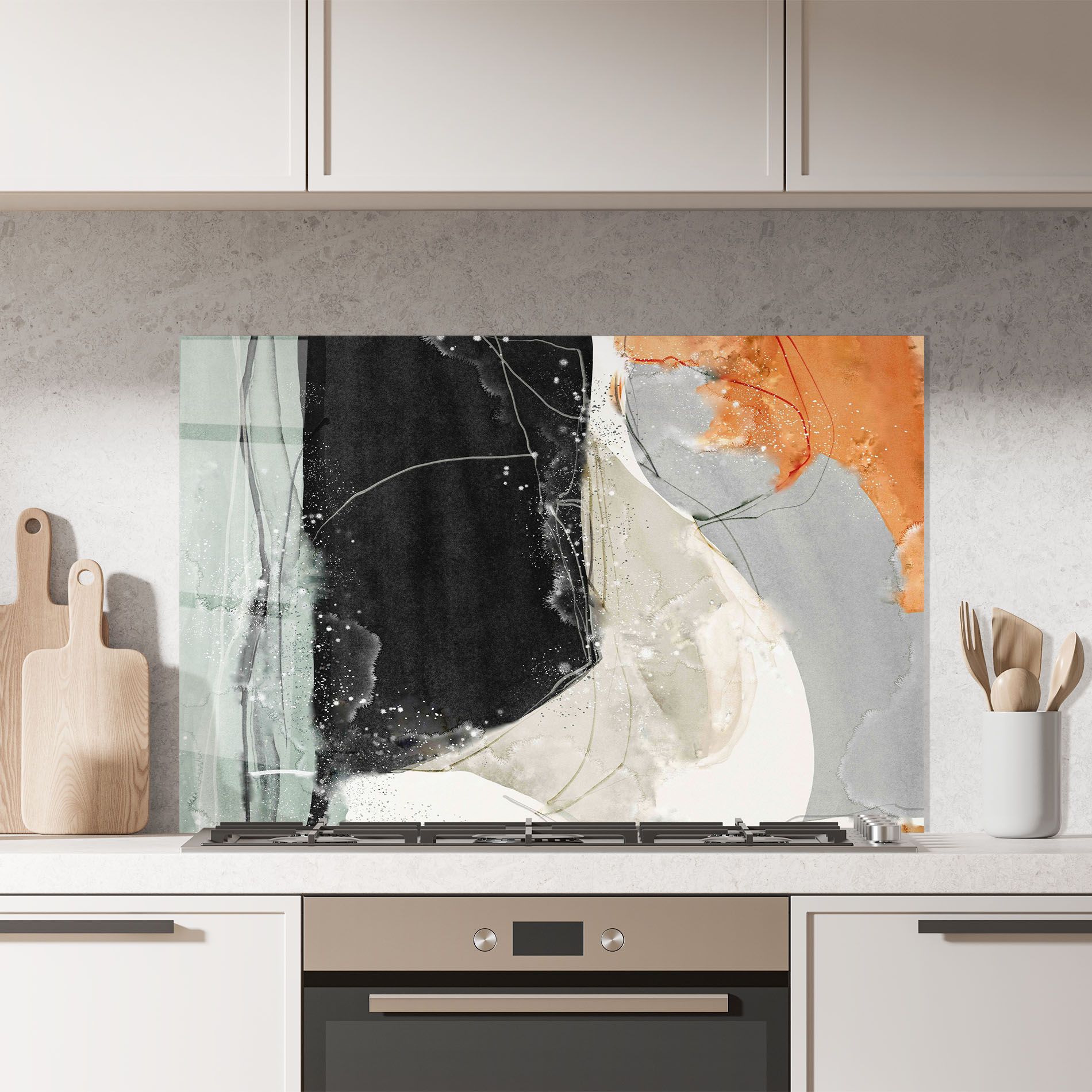 Beautiful White Drops mockup 7