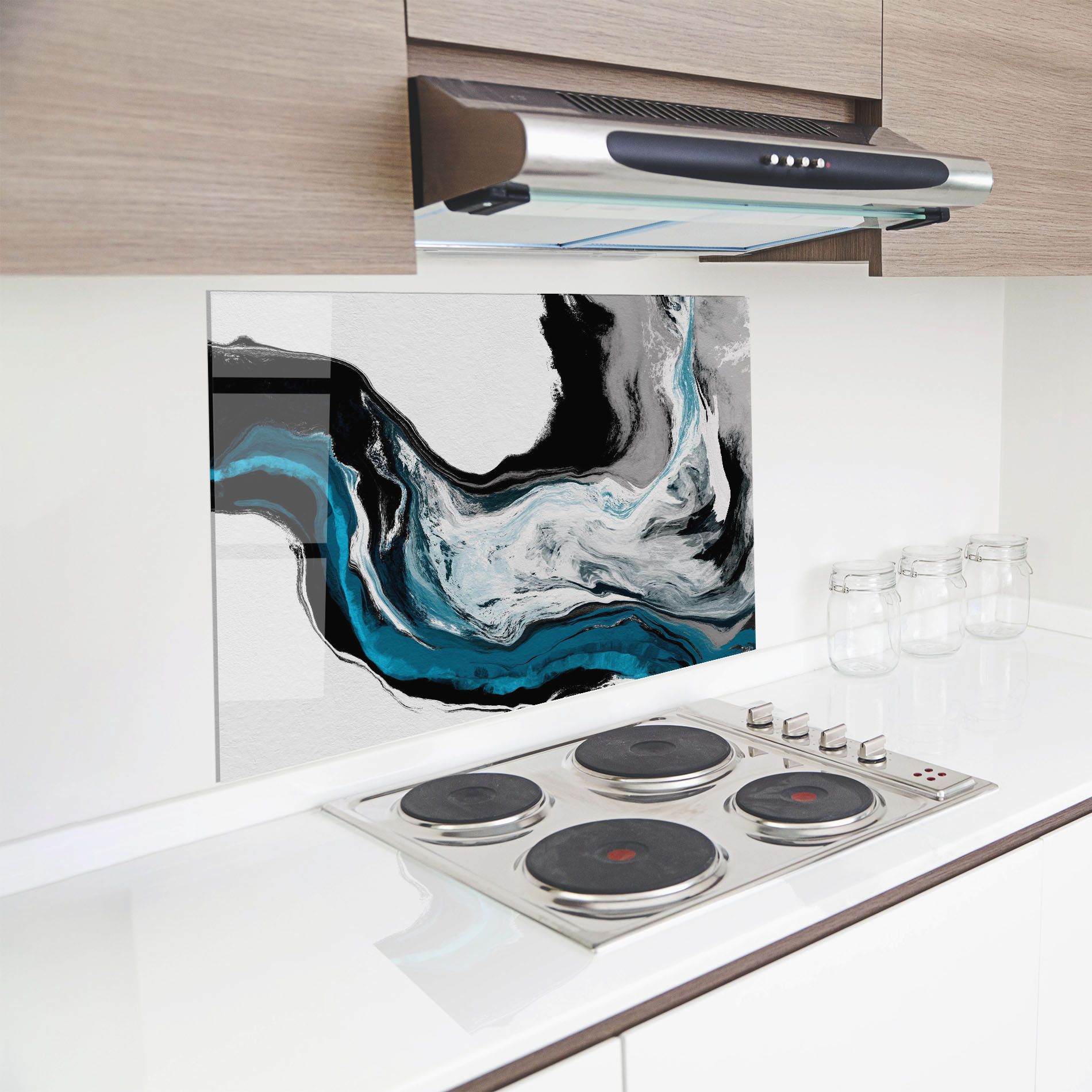 Beautiful Abstract Wave mockup 8