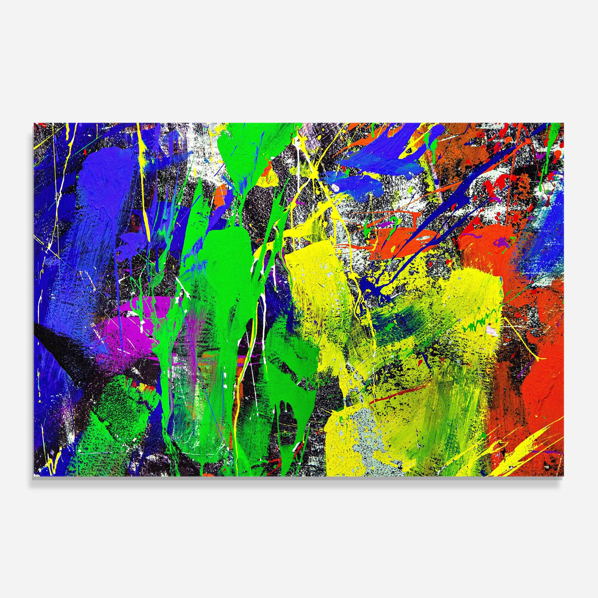 Konyhai üveg hátfal Color Mix Abstract mockup 0