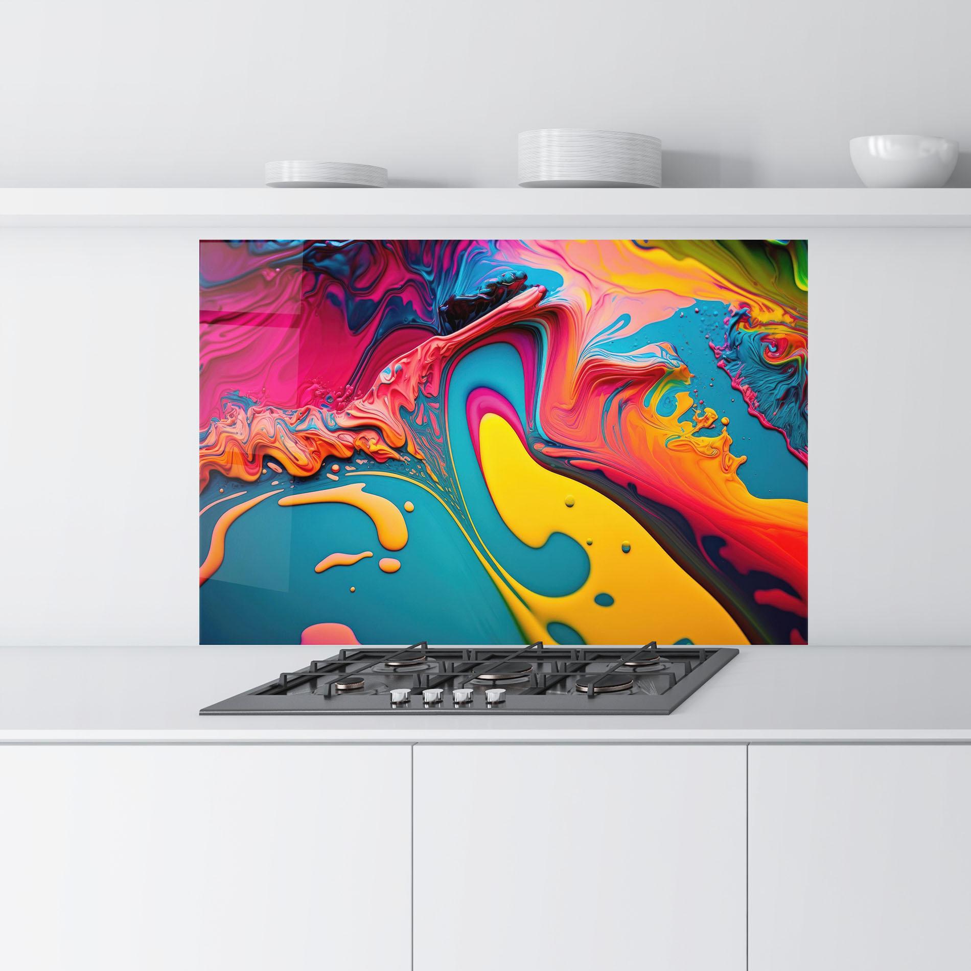 Konyhai üveg hátfal Acrylic Close Up mockup 9