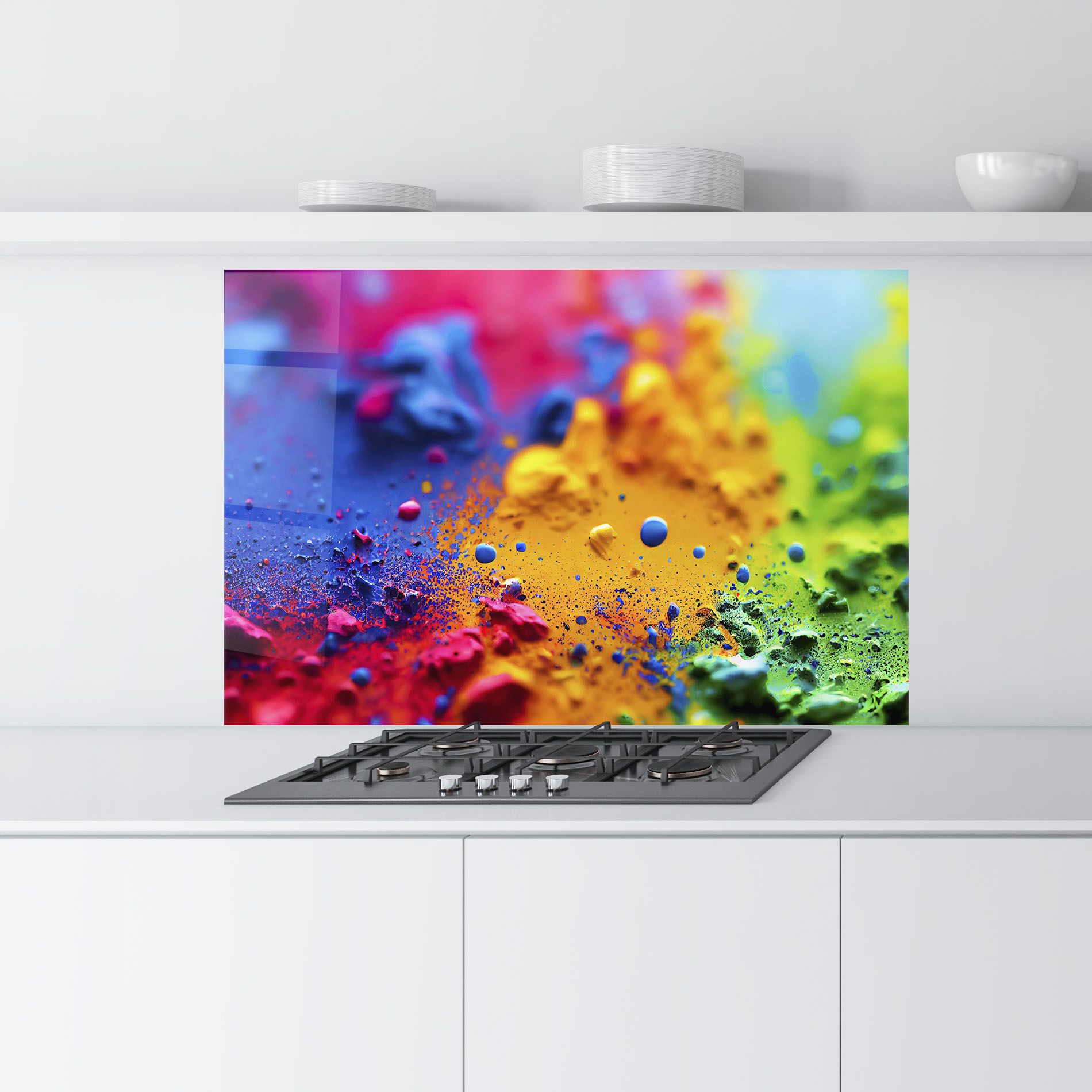 Acrylic Yellow Texture mockup 9