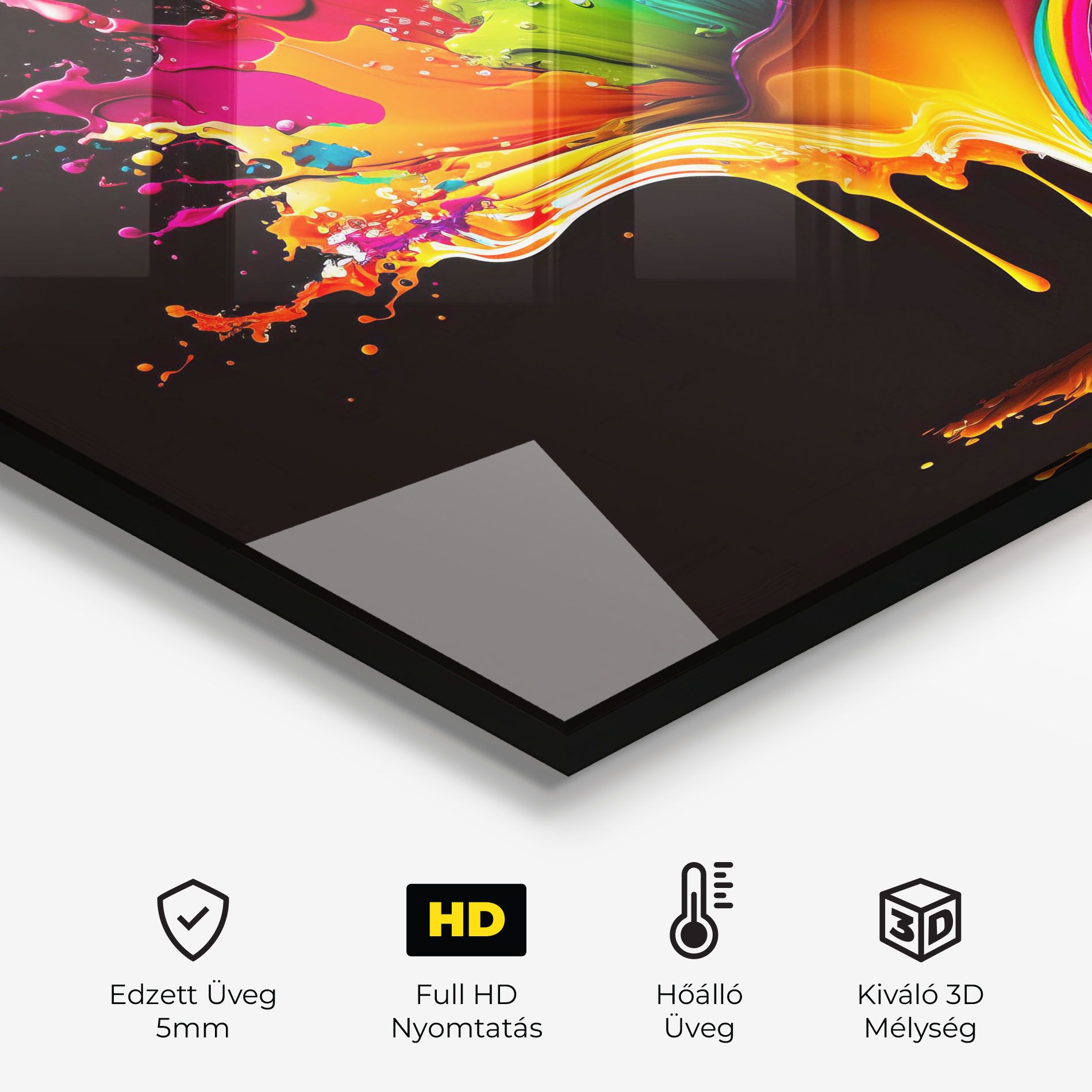 Colorful Rainbow Splash mockup 2