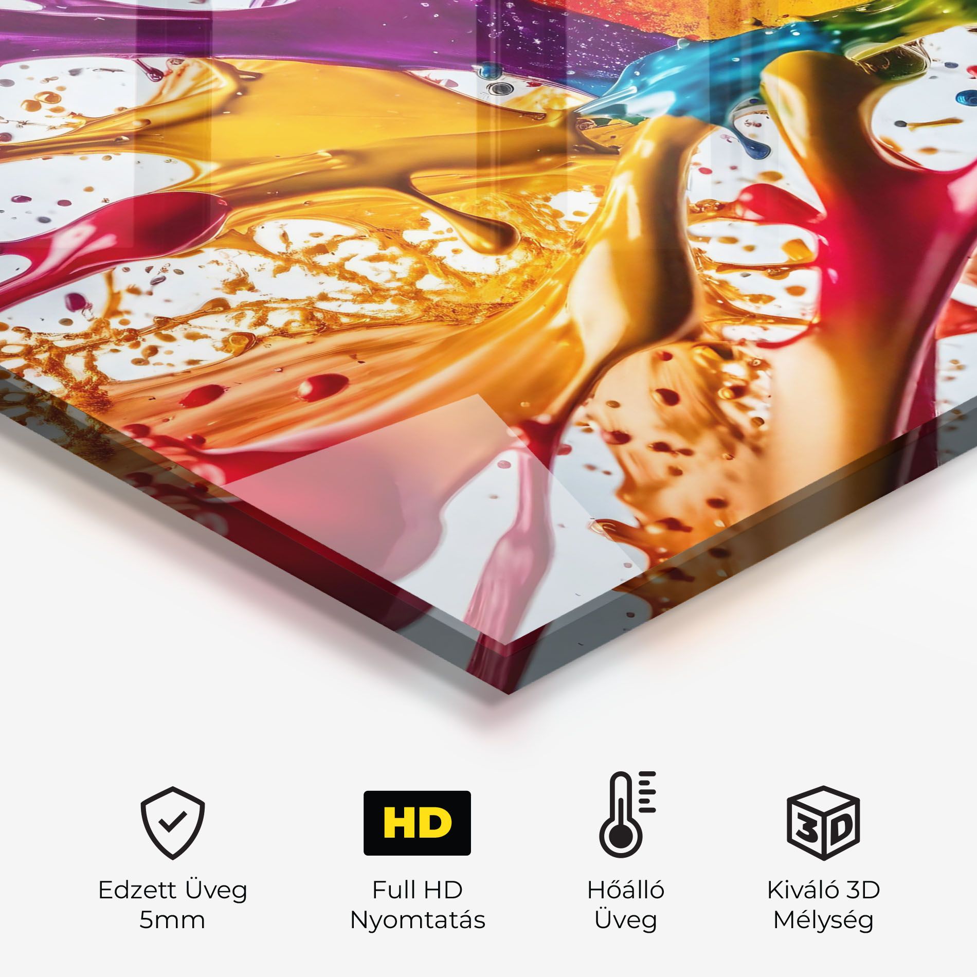 Colorful Yellow Rainbow mockup 2