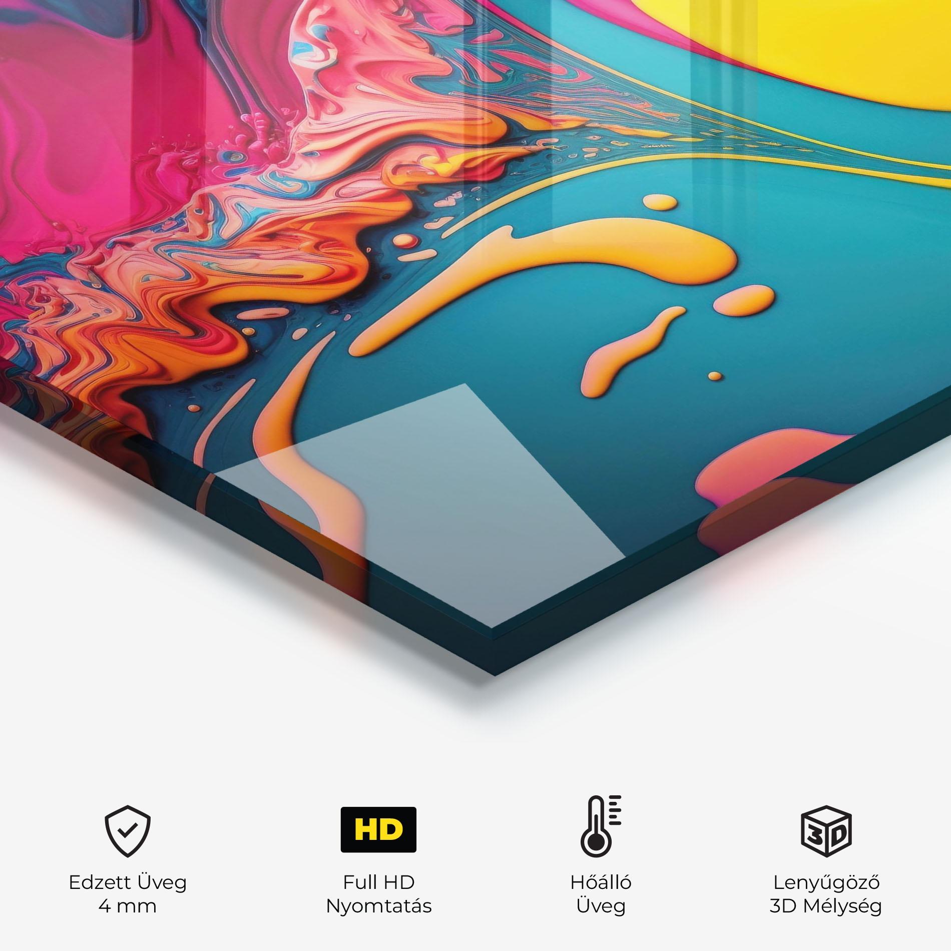 Konyhai üveg hátfal Acrylic Close Up mockup 2