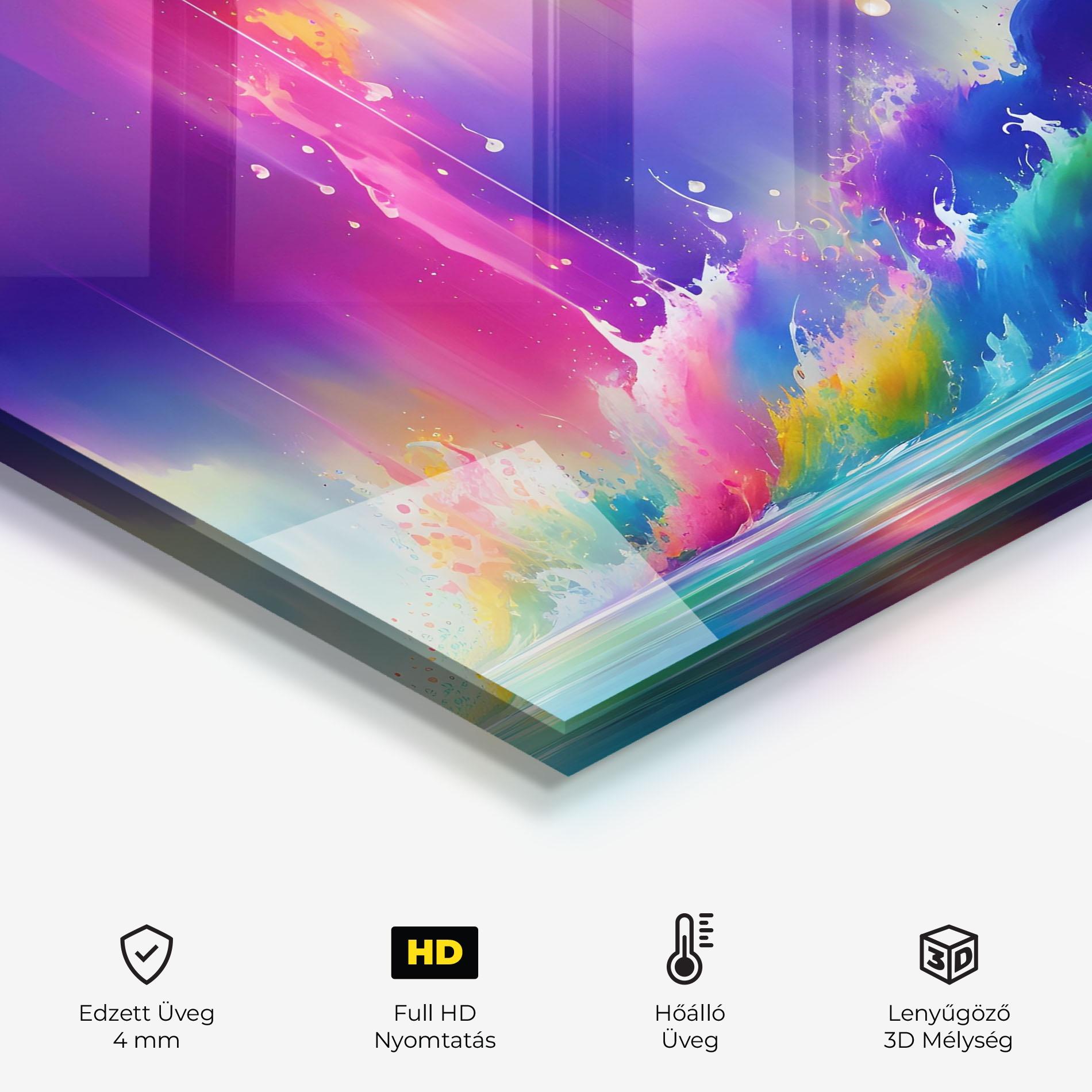 Konyhai üveg hátfal Fairytale Landscape mockup 2