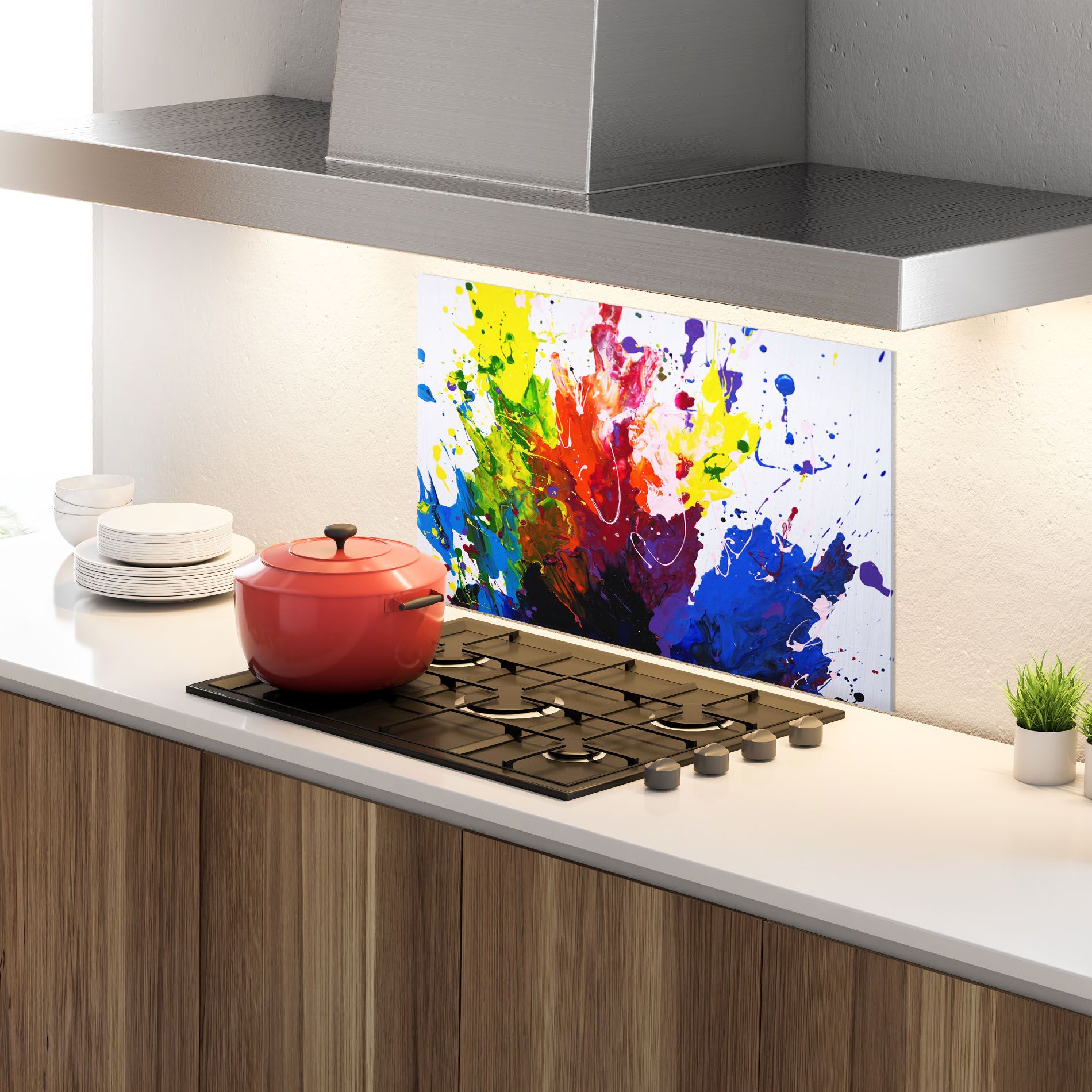 Blue Purple Exploding mockup 4