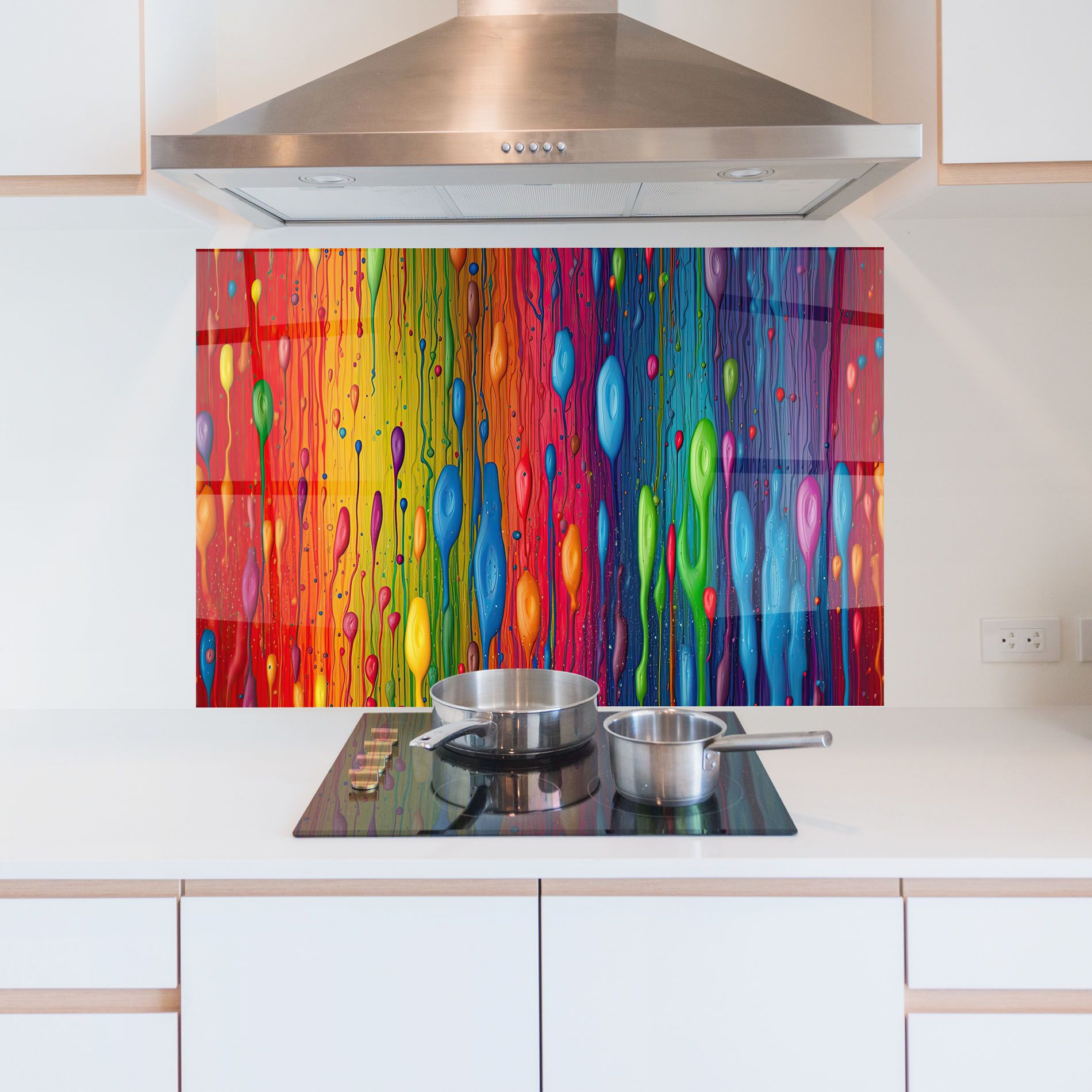Abstract Rainbow Pattern mockup 5