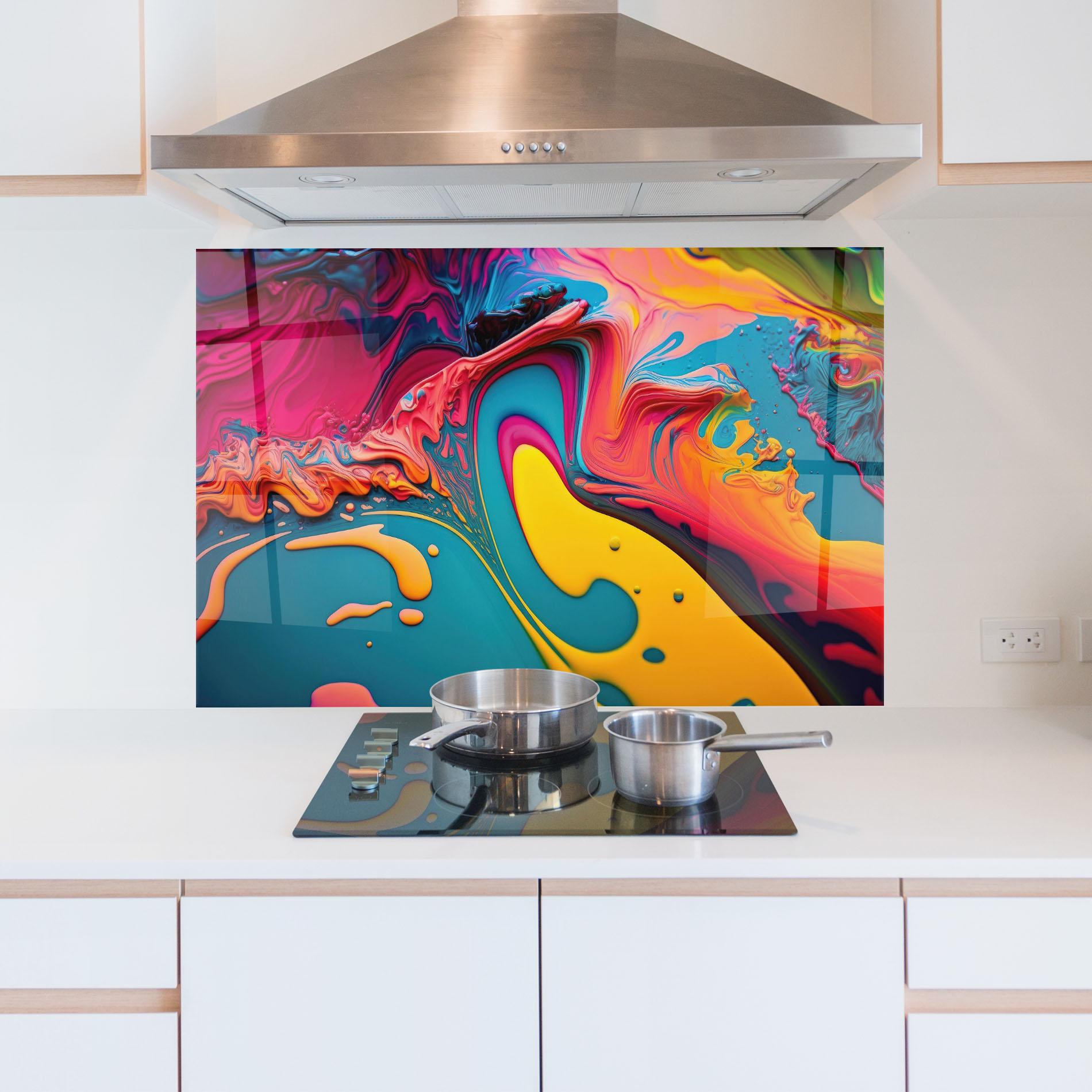 Konyhai üveg hátfal Acrylic Close Up mockup 5