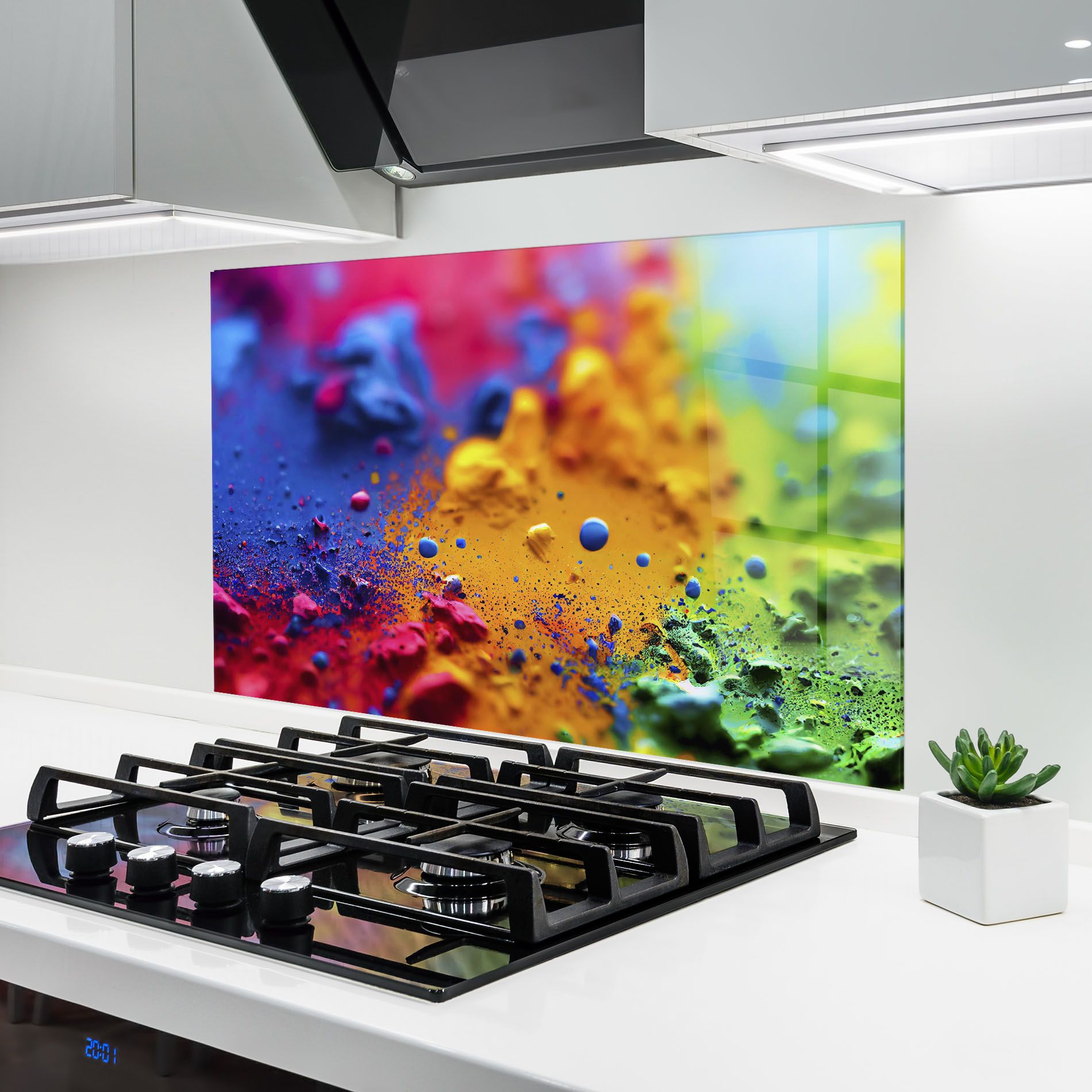 Acrylic Yellow Texture mockup 6