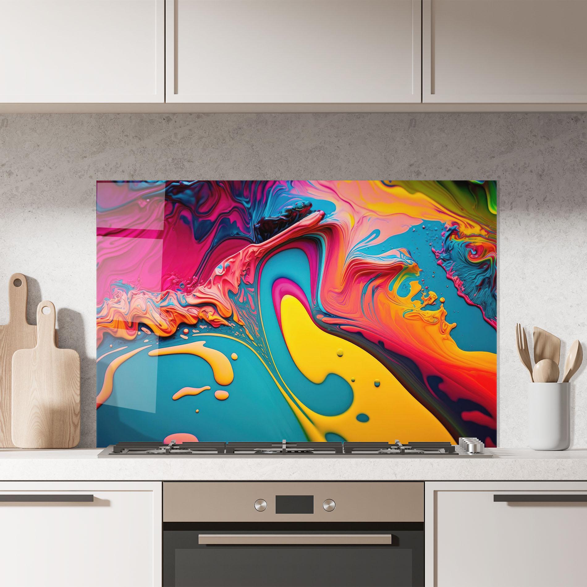 Konyhai üveg hátfal Acrylic Close Up mockup 7