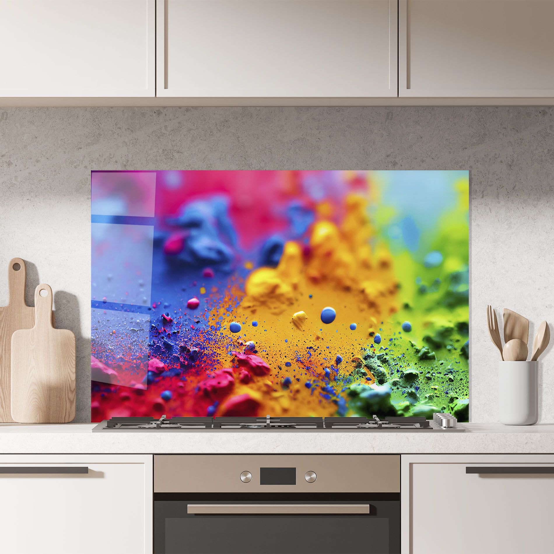 Acrylic Yellow Texture mockup 7