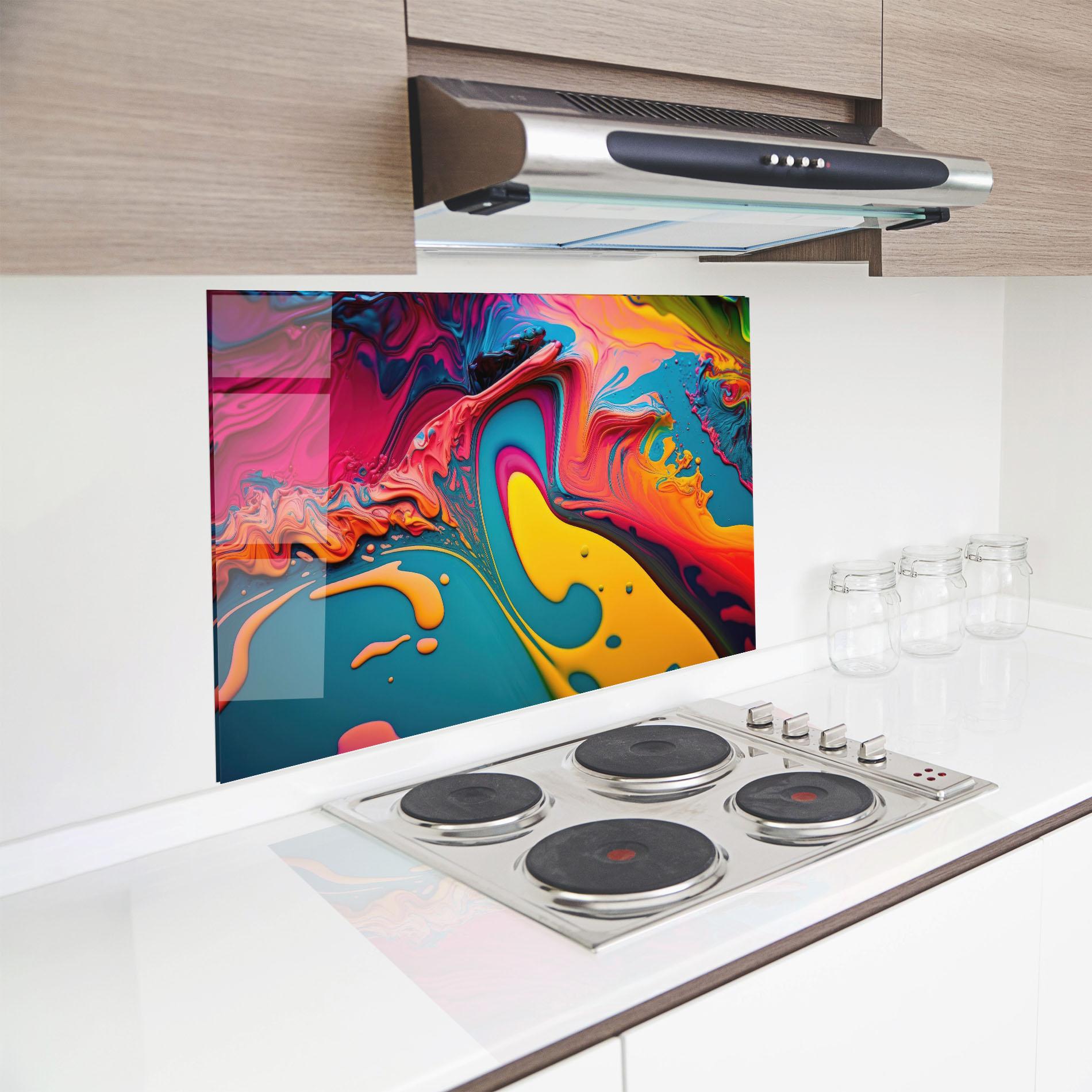 Konyhai üveg hátfal Acrylic Close Up mockup 8