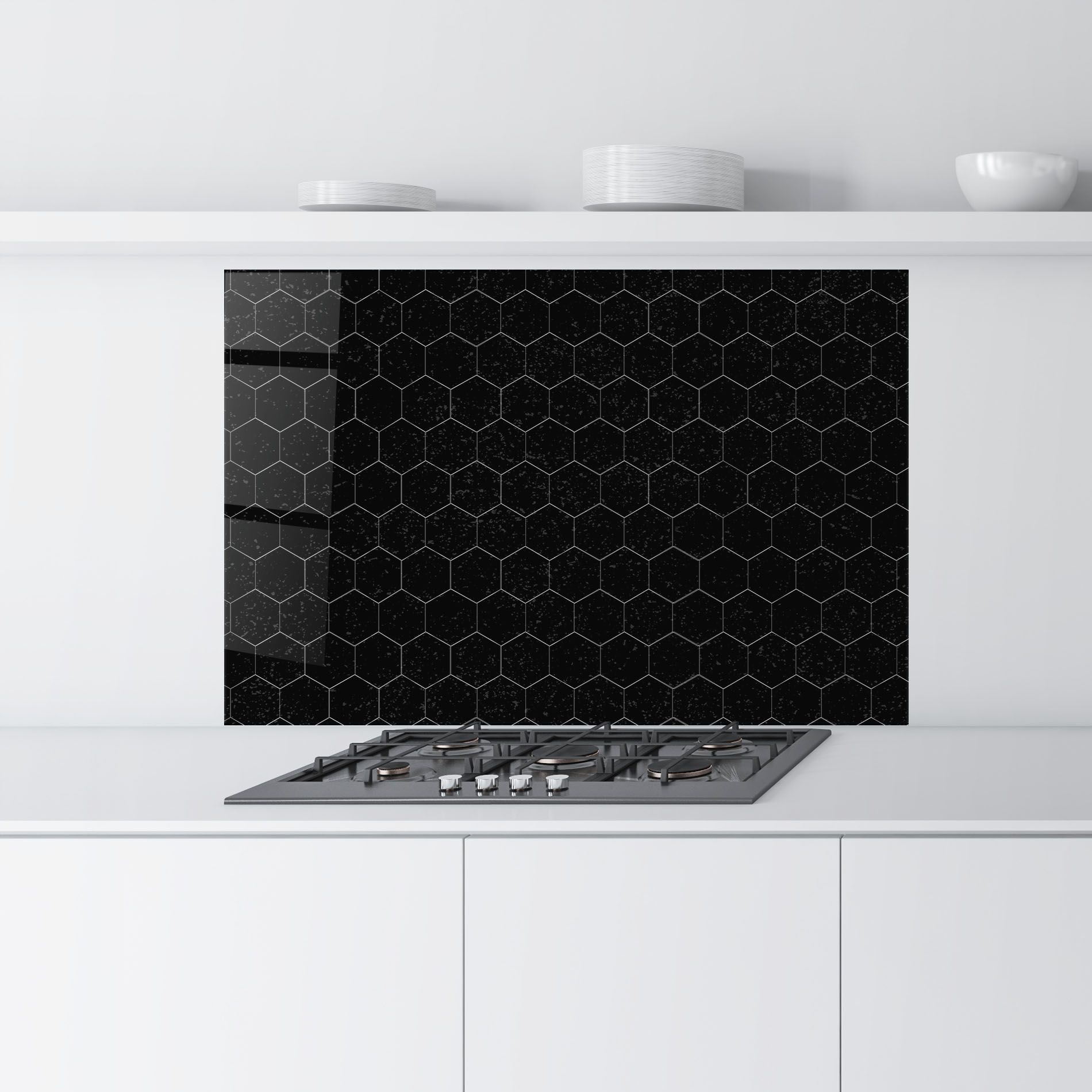 Black Hexagon mockup 9