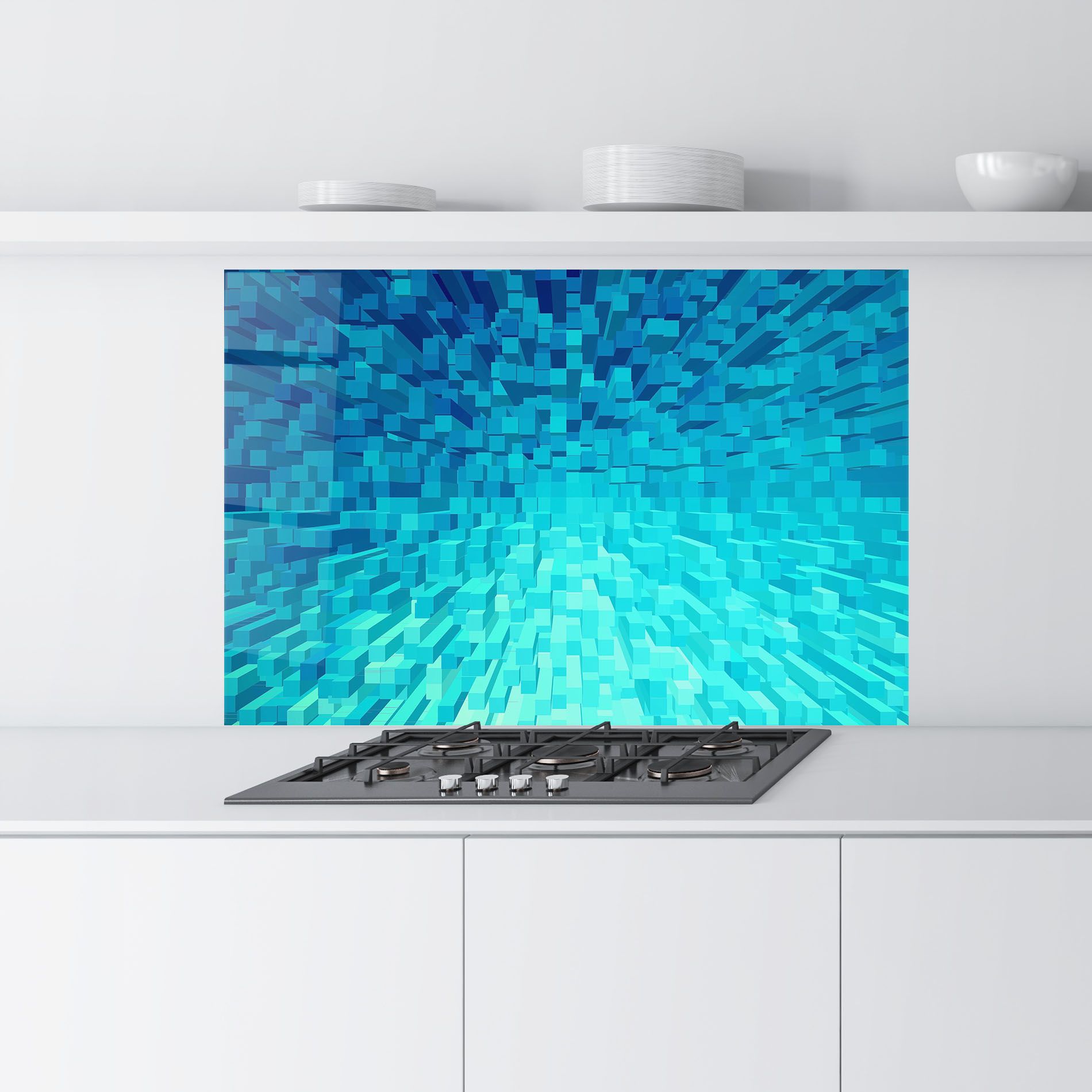 Blue Square Mix mockup 9