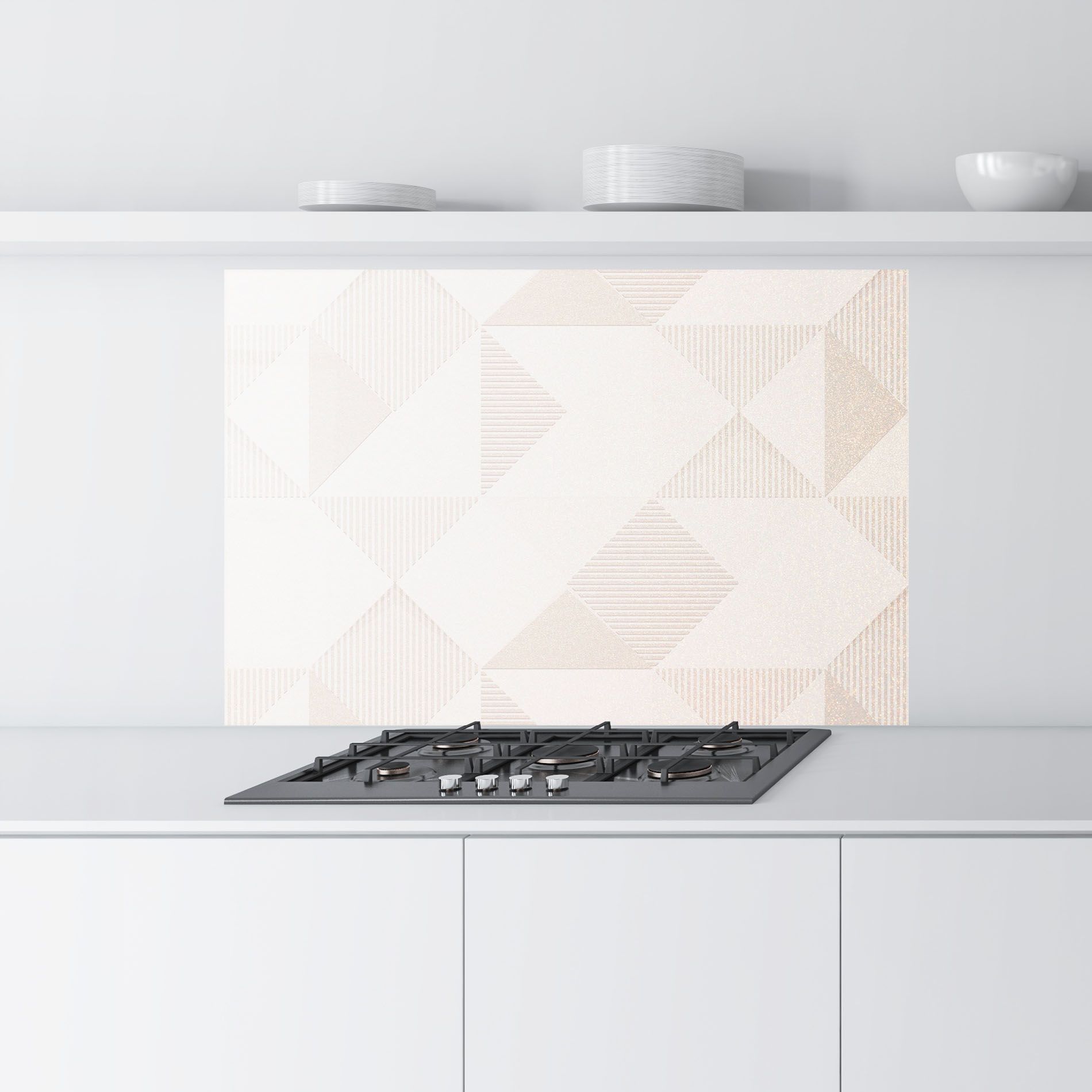 Light Cream Rhombus mockup 9