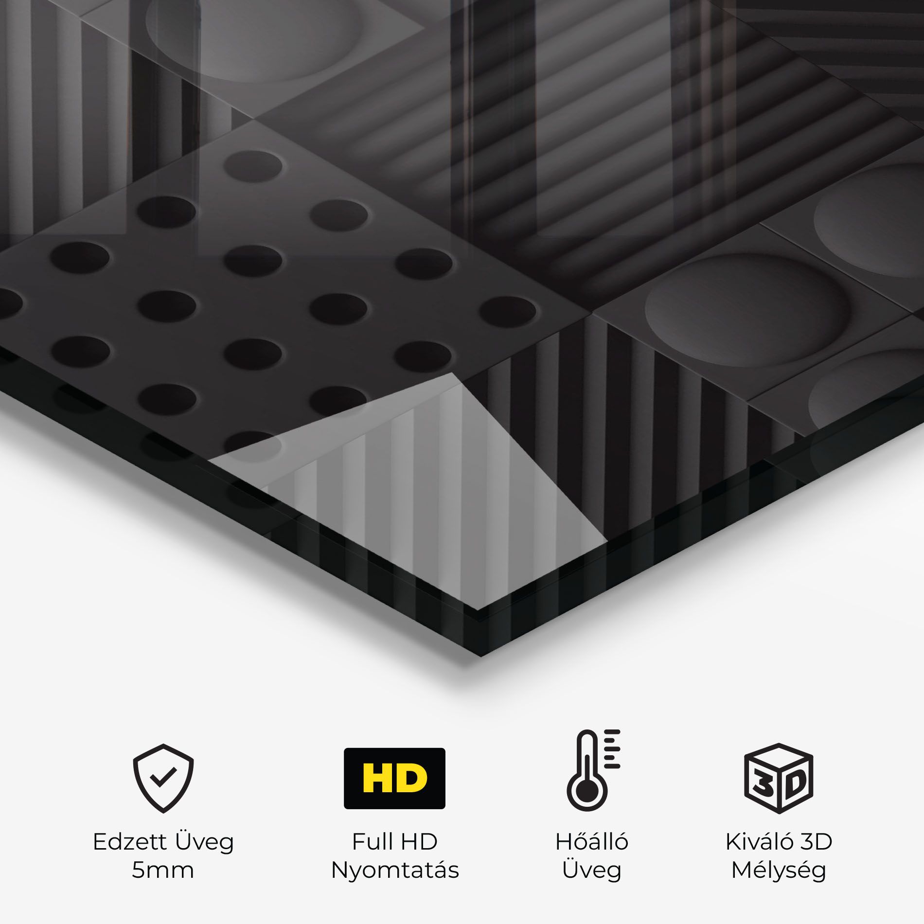 Black Square Circle mockup 2