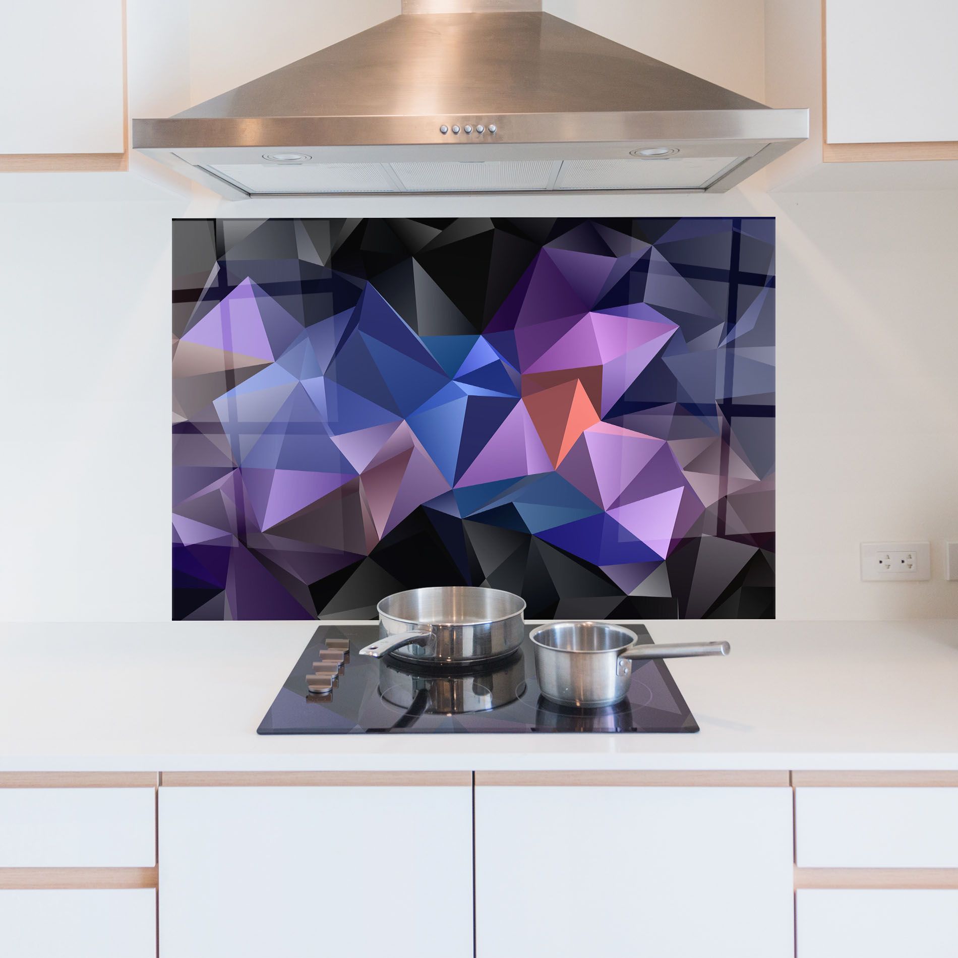 Black Purple Triangle mockup 5