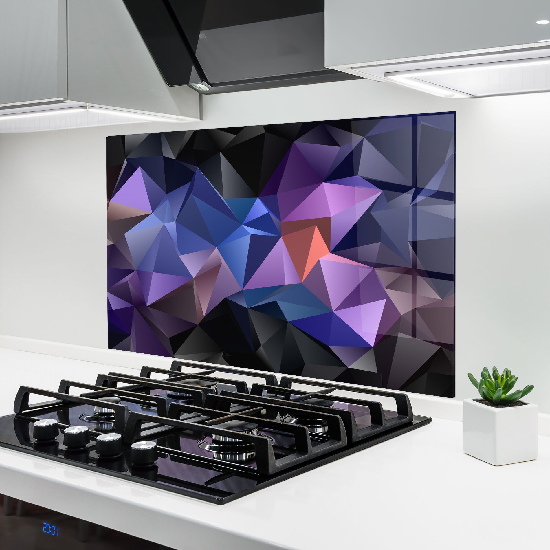 Black Purple Triangle mockup 6